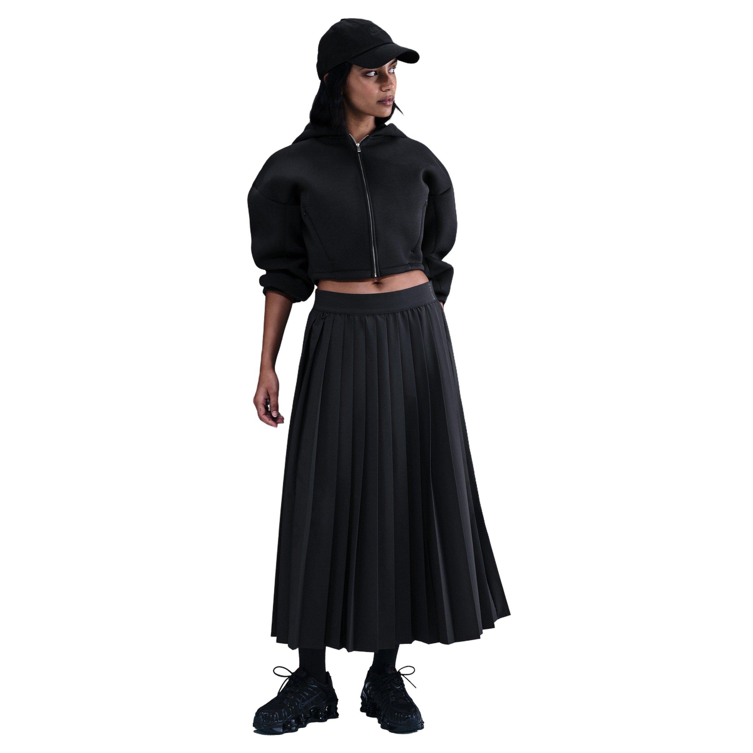 Nike Women's Sportswear Full-Zip Jacket - Black - BLACK Thumbnail View 4