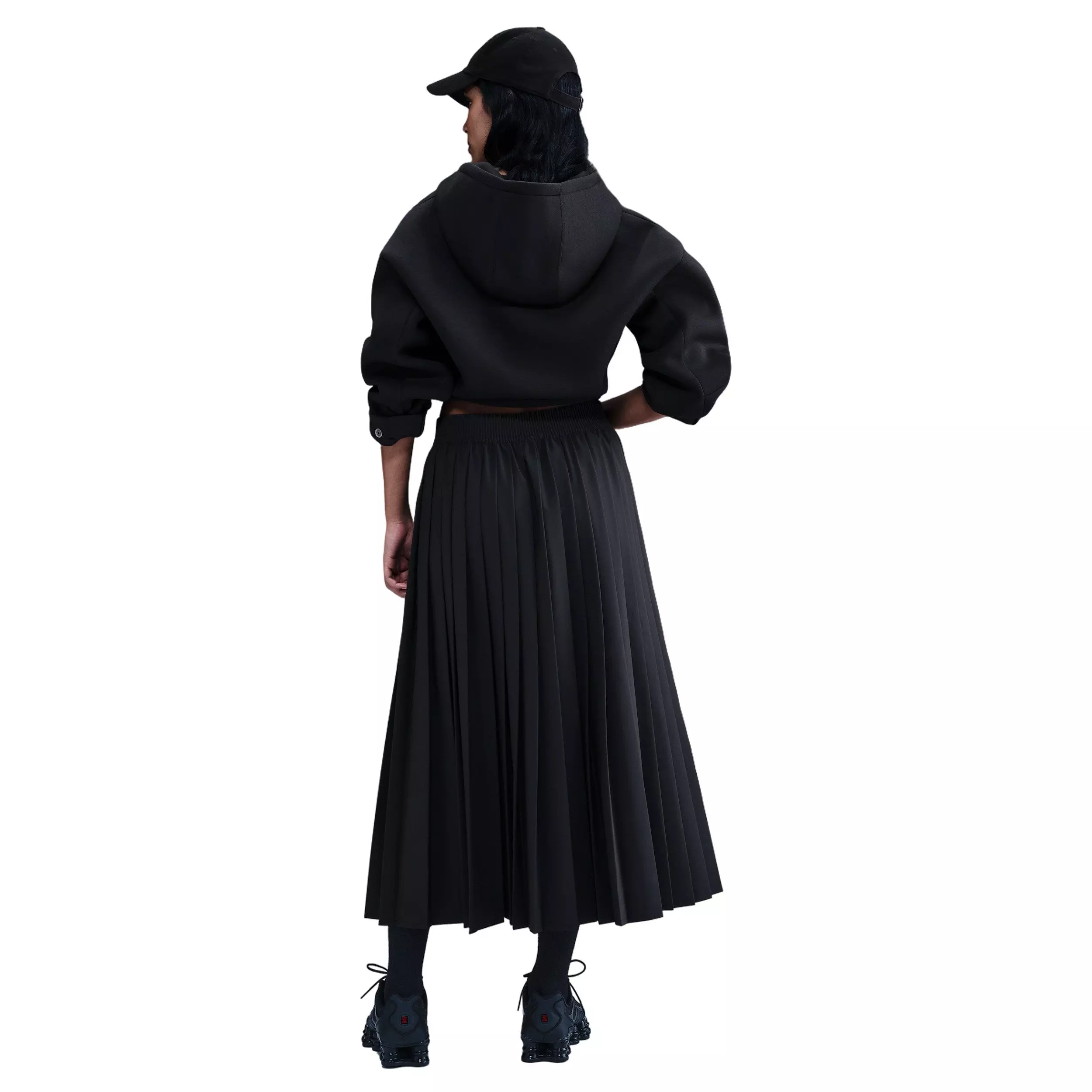 Nike Women's Sportswear Full-Zip Jacket - Black - BLACK