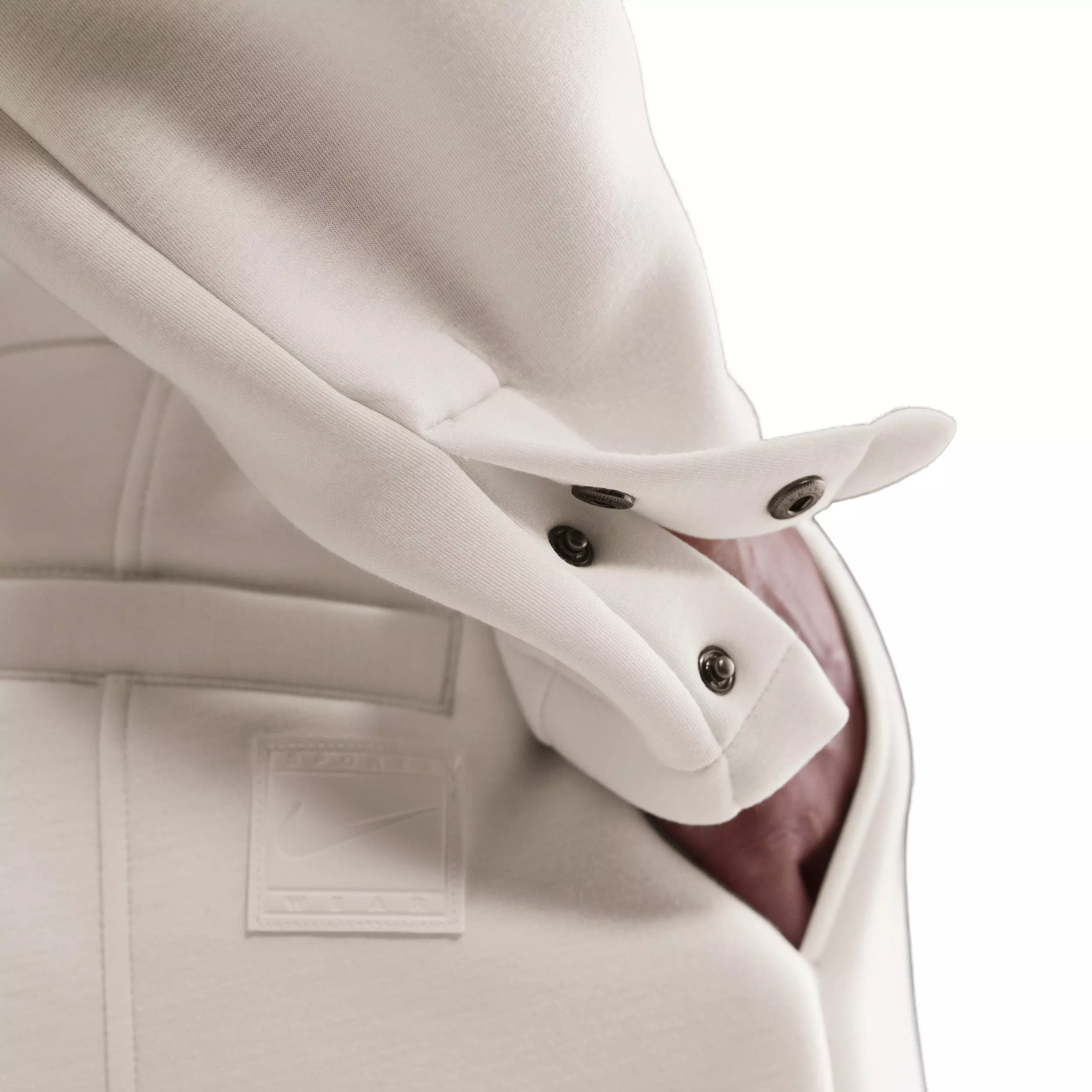 Nike Women's Sportswear Full-Zip Jacket - Ivory - IVORY