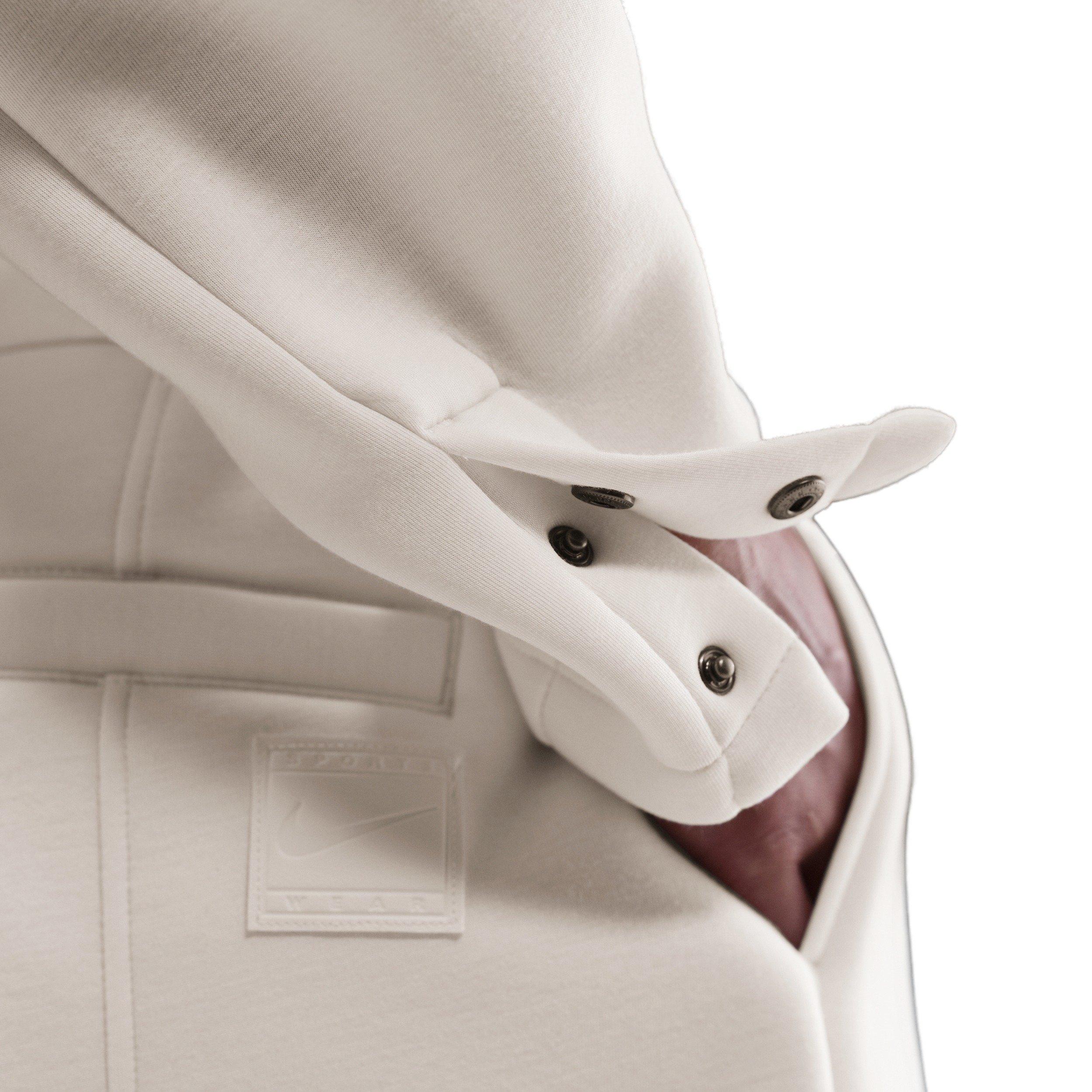 Nike Women's Sportswear Full-Zip Jacket -Ivory - IVORY Thumbnail View 6