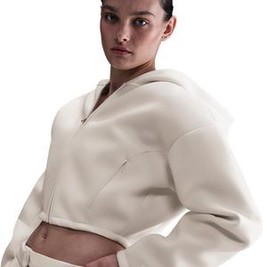 Nike Women's Sportswear Full-Zip Jacket -Ivory