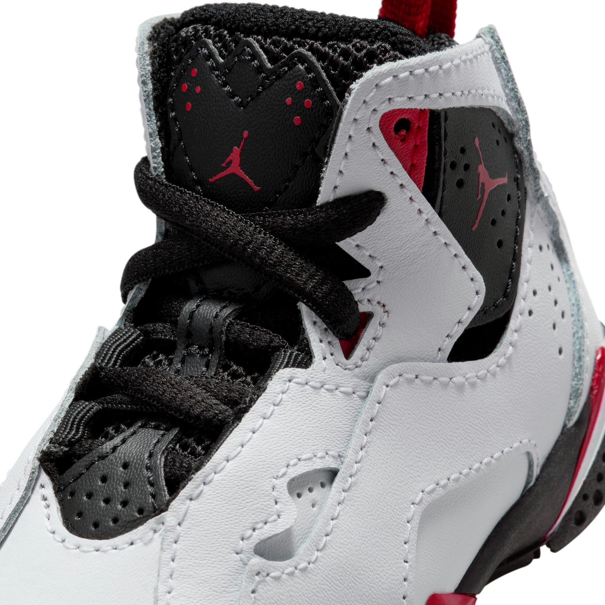 Jordan True Flight Infant Boys' "White/Varsity Red/Black" Shoe