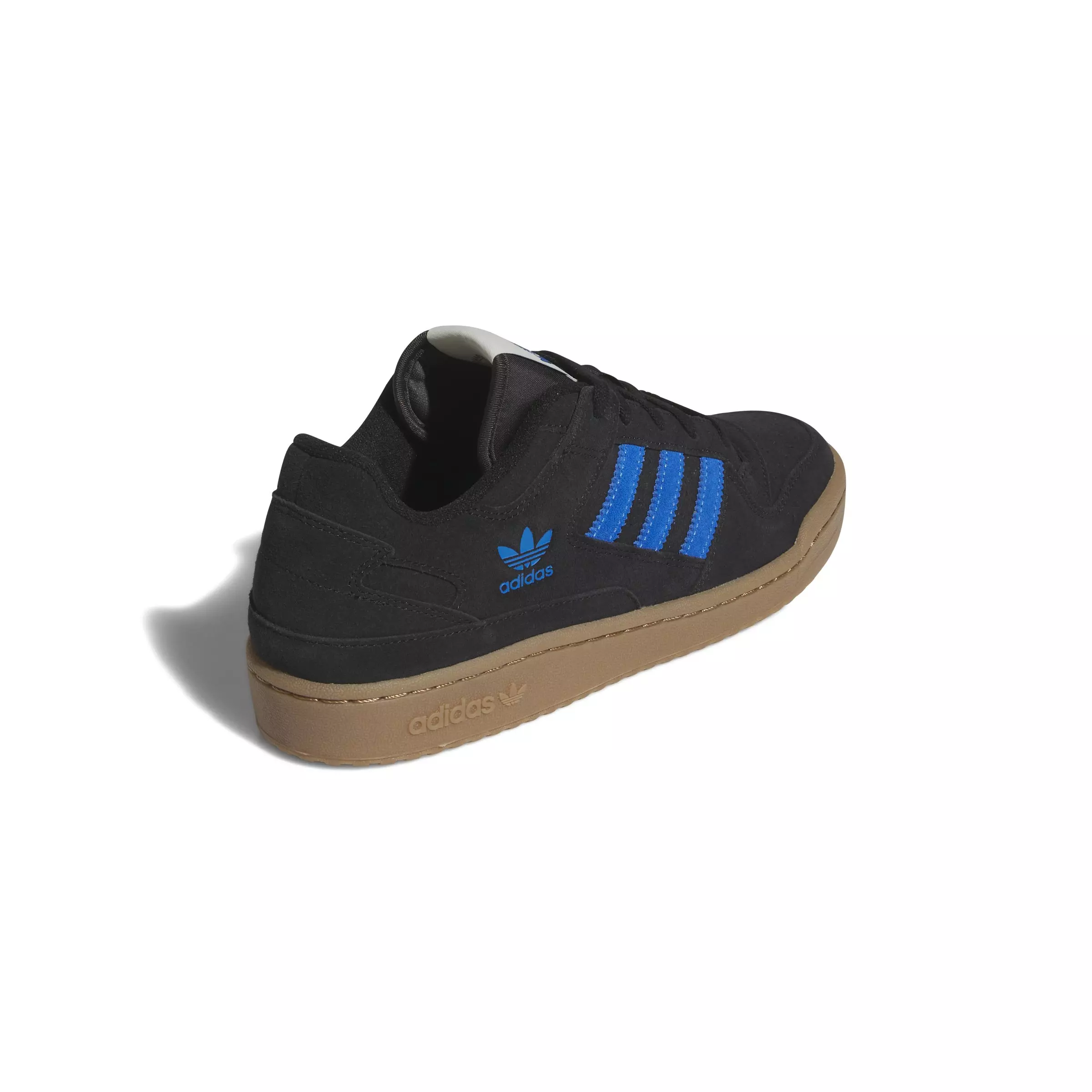 adidas Forum Low CL "Core Black/Bluebird/Gum M2" Men's Shoe - BLACK/BLUEBIRD/GUM