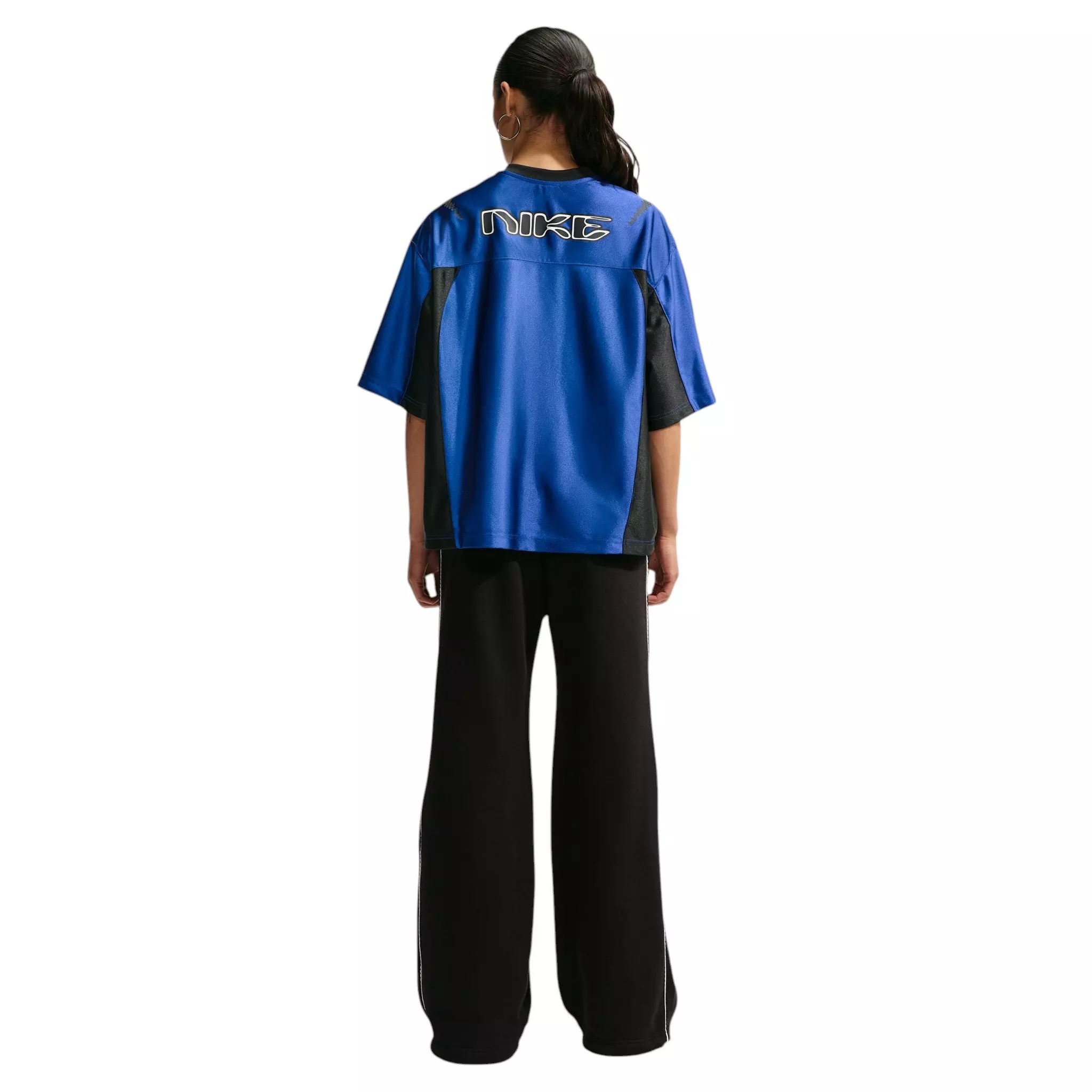 Nike Women's Sportswear Oversized Jersey - Royal/Black - ROYAL/BLACK