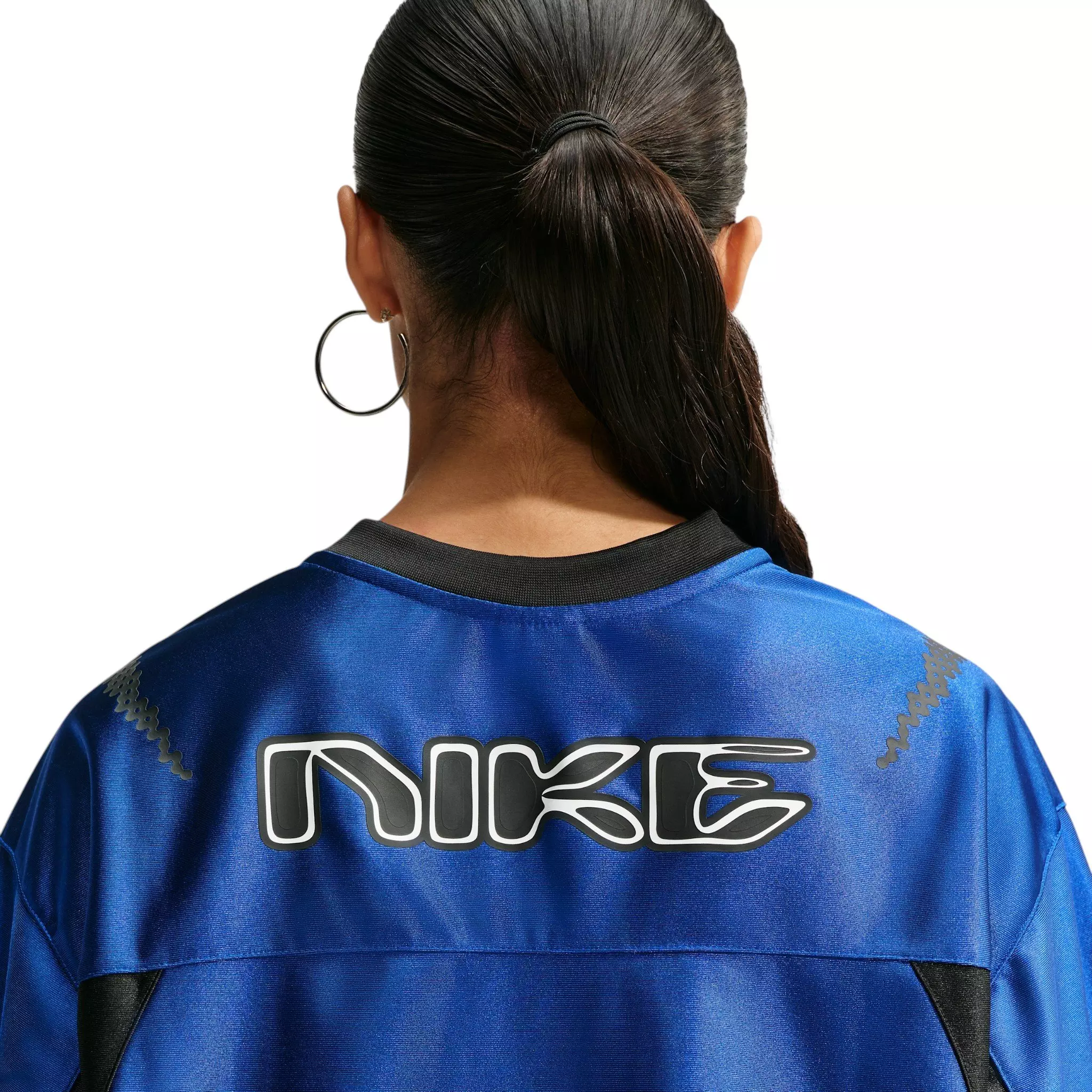 Nike Women's Sportswear Oversized Jersey - Royal/Black - ROYAL/BLACK
