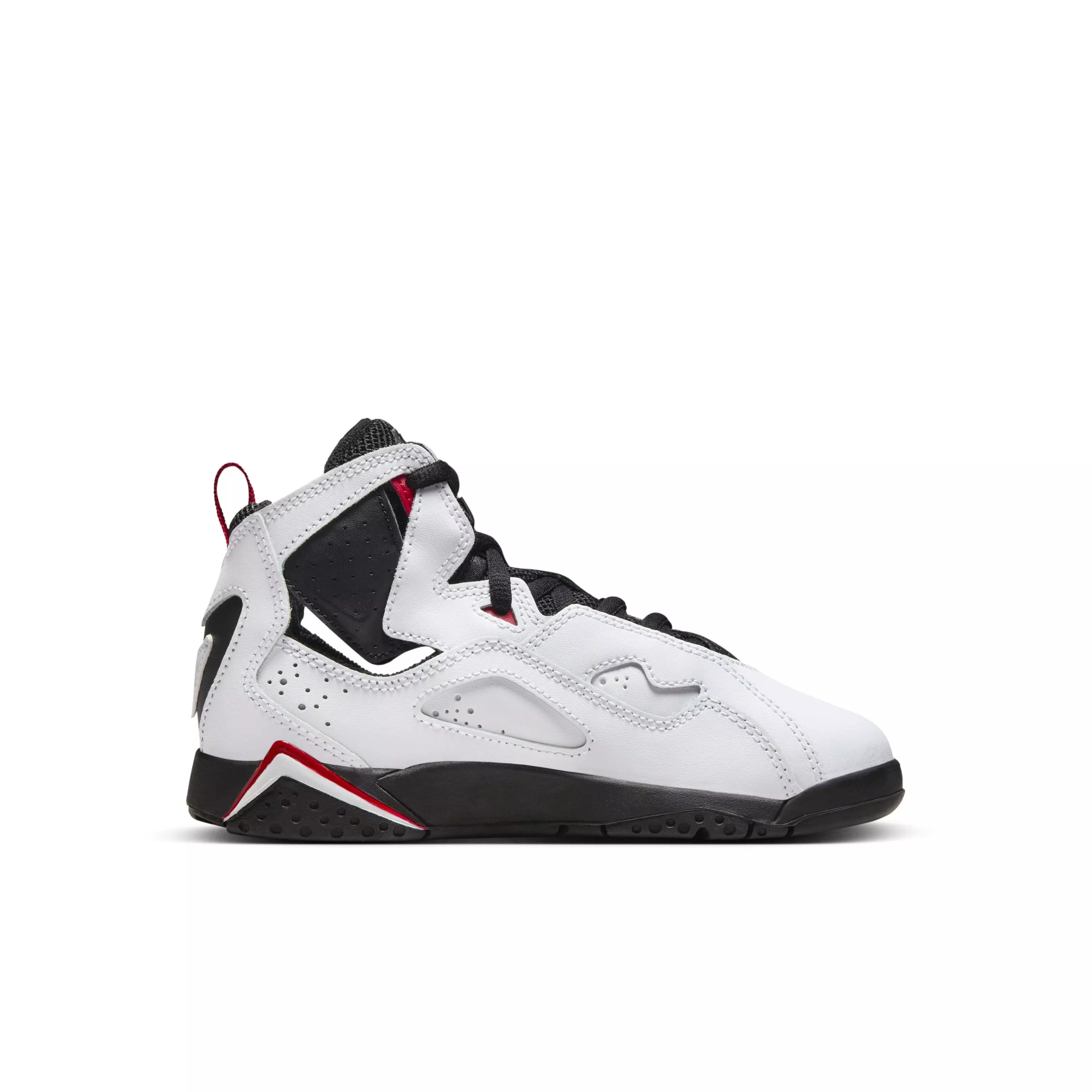 Jordan True Flight "White/Varsity Red/Black" Preschool Boys' Shoe - WHITE/RED/BLACK