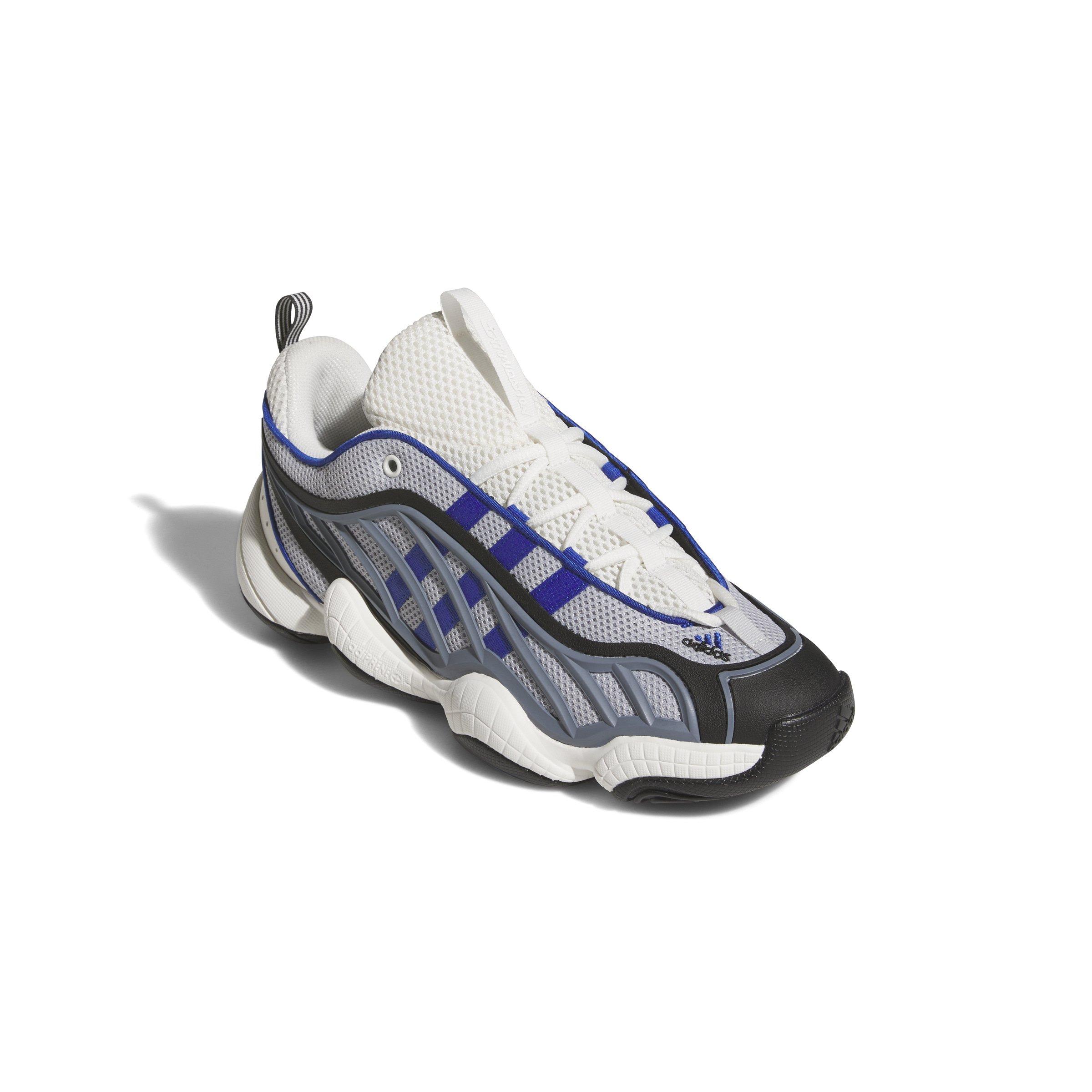 adidas Intimidation Low "Core White/Team Royal Blue/Core Black" Men's Shoe - WHITE/ROYAL/BLACK Thumbnail View 3