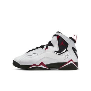 Jordan True Flight "White/Varsity Red/Black" Grade School Boys' Shoe