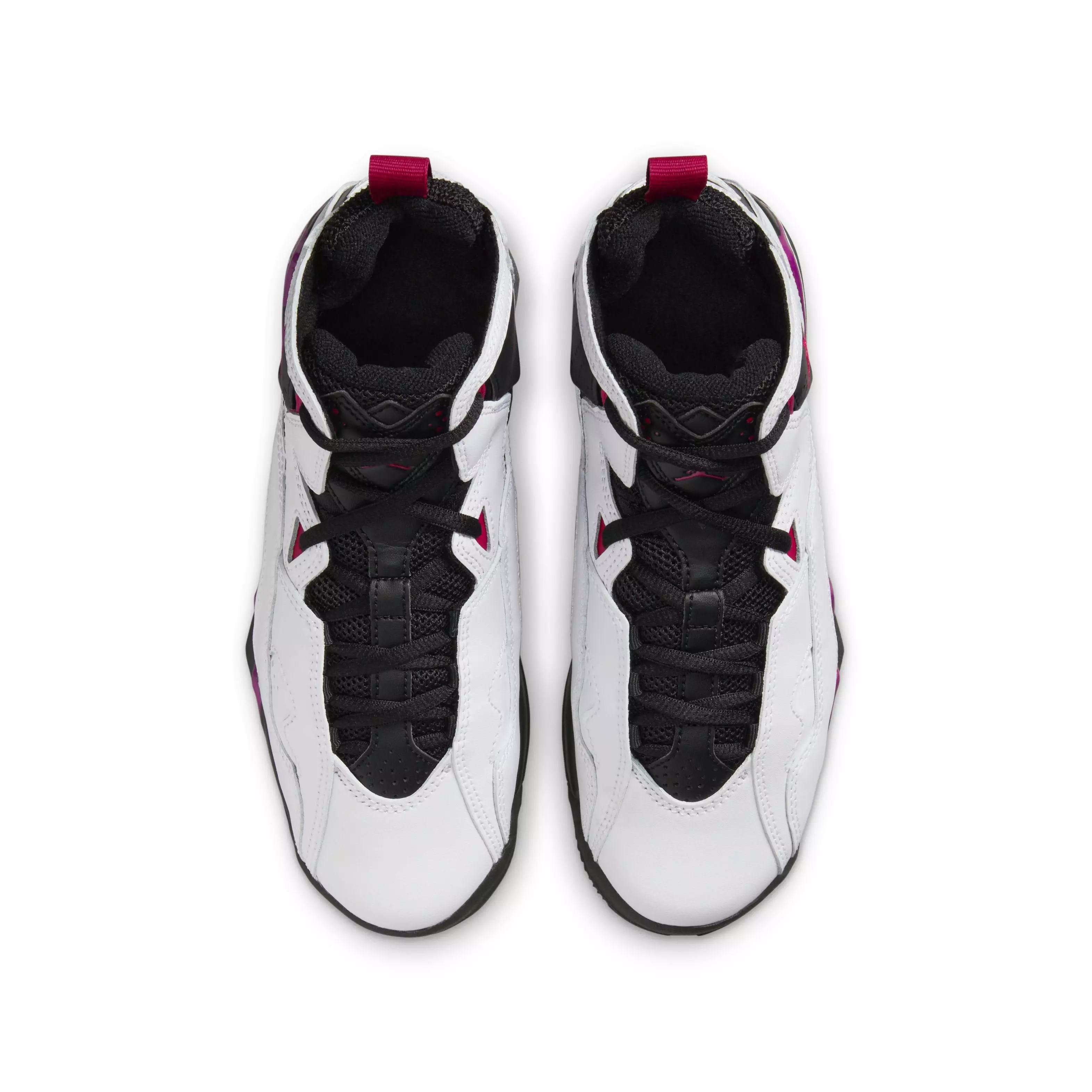 Jordan True Flight "White/Varsity Red/Black" Grade School Boys' Shoe - WHITE/RED/BLACK