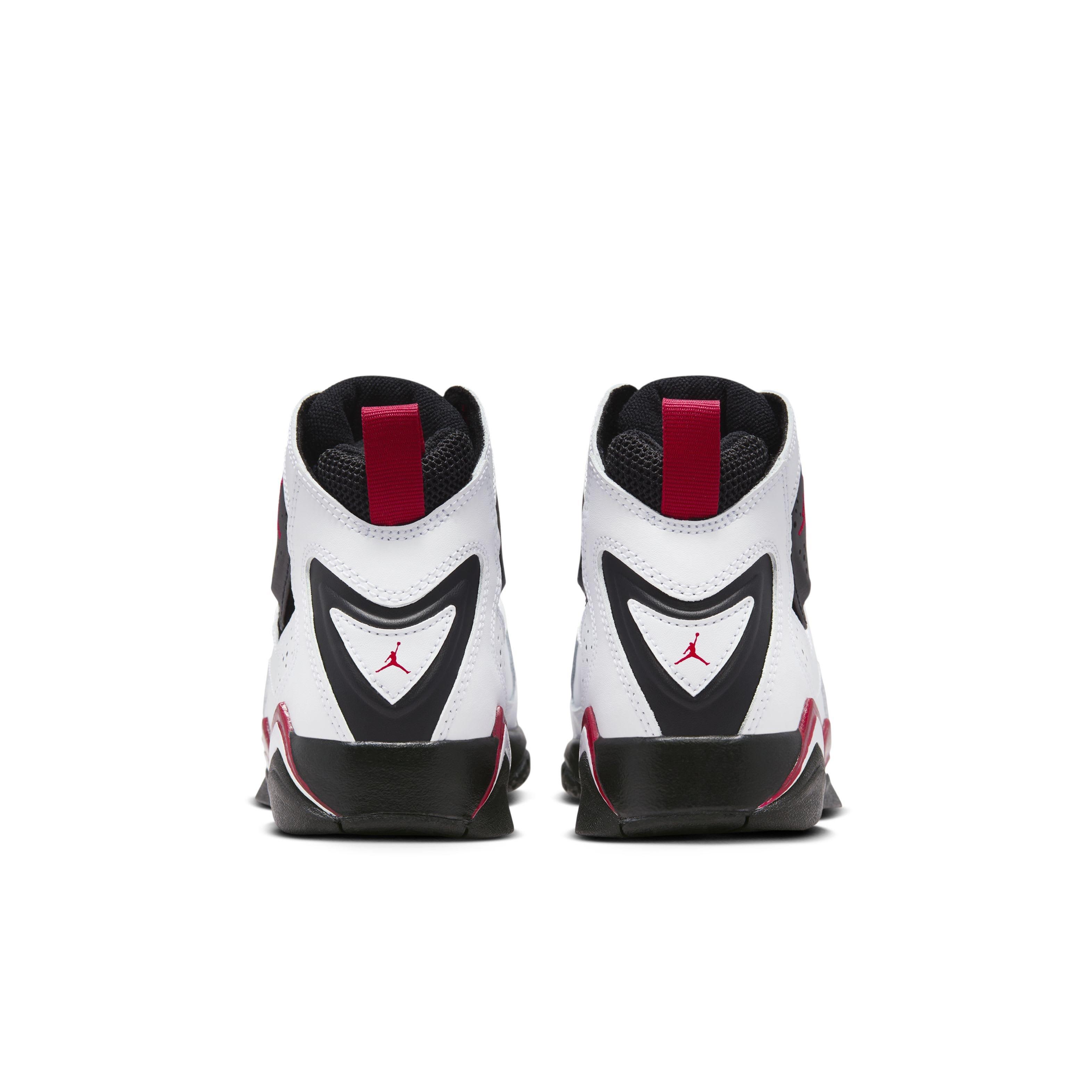Jordan True Flight Grade School Boys' "White/Varsity Red/Black" Shoe