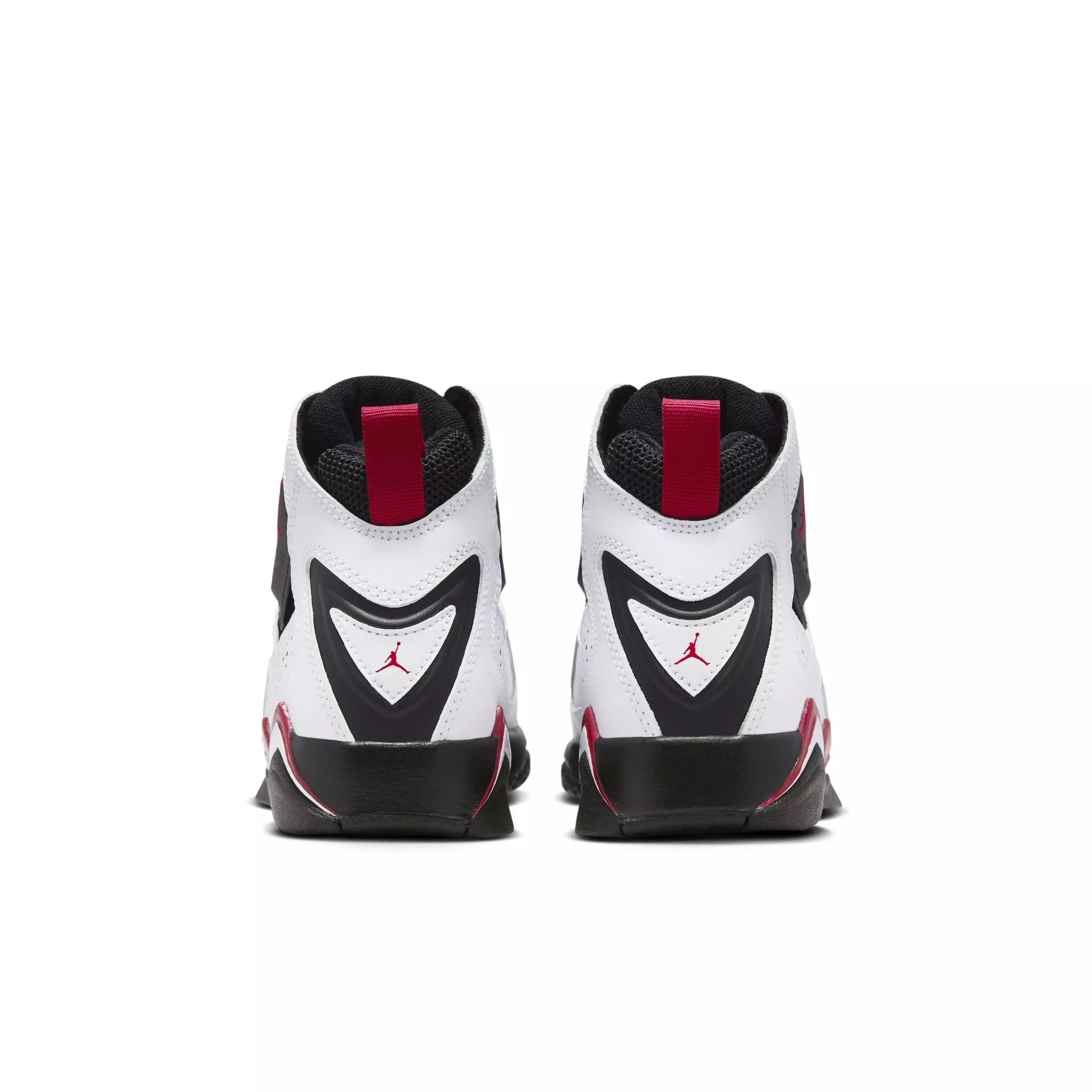 Jordan True Flight "White/Varsity Red/Black" Grade School Boys' Shoe - WHITE/RED/BLACK