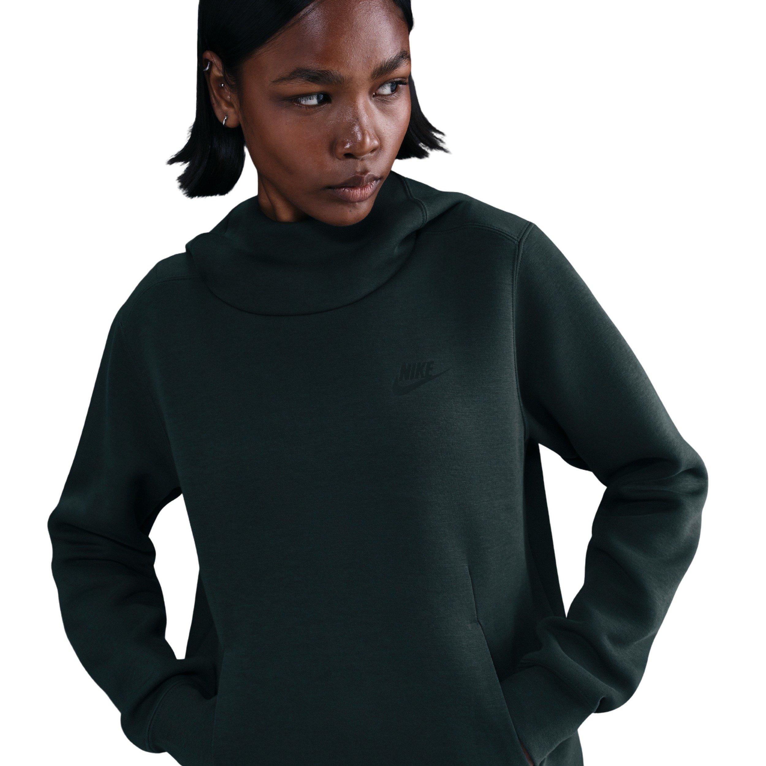 Nike Women's Sportswear Tech Fleece Hoodie - Seaweed Green - SEAWEED GREEN Thumbnail View 1