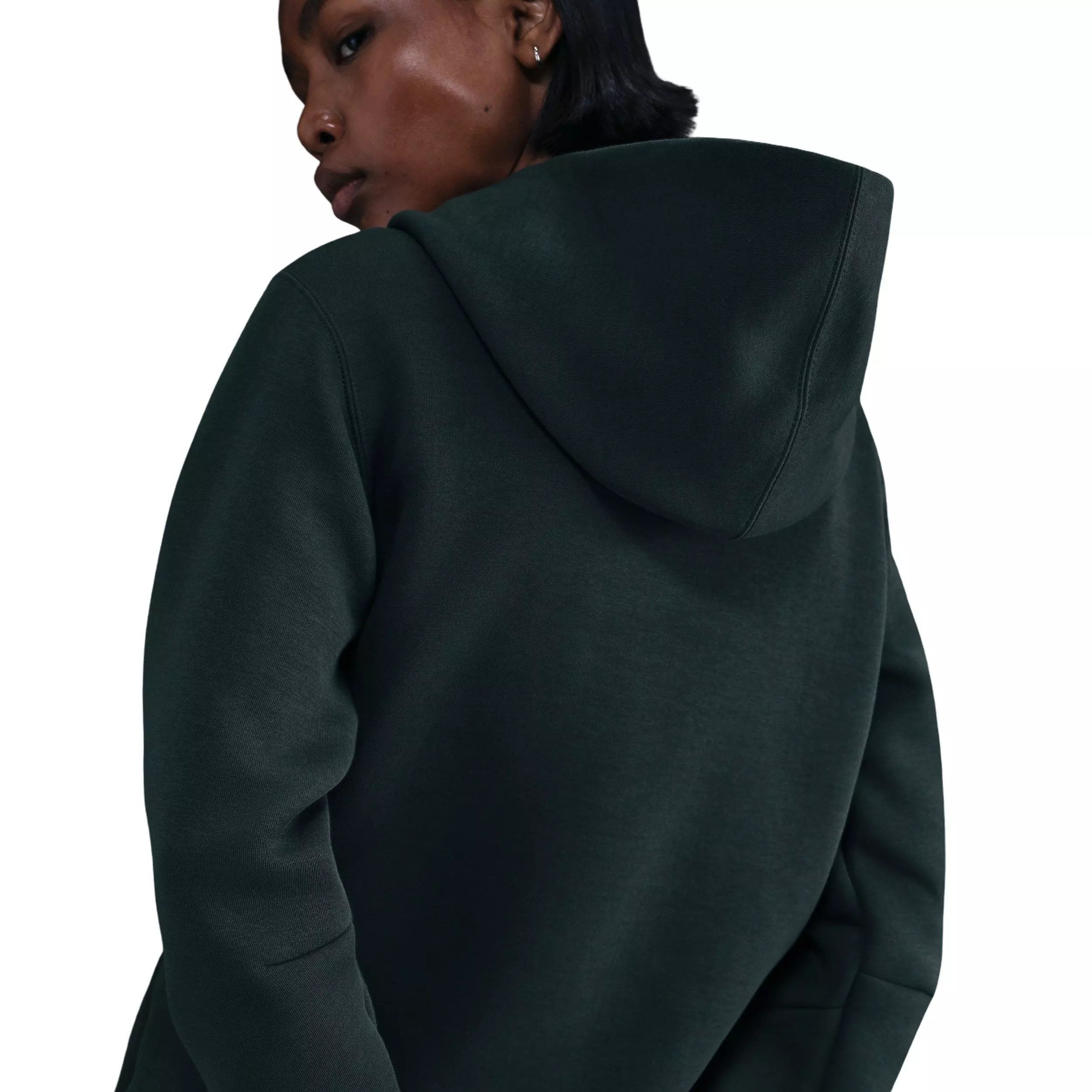 Nike Women's Sportswear Tech Fleece Hoodie - Seaweed Green - SEAWEED GREEN