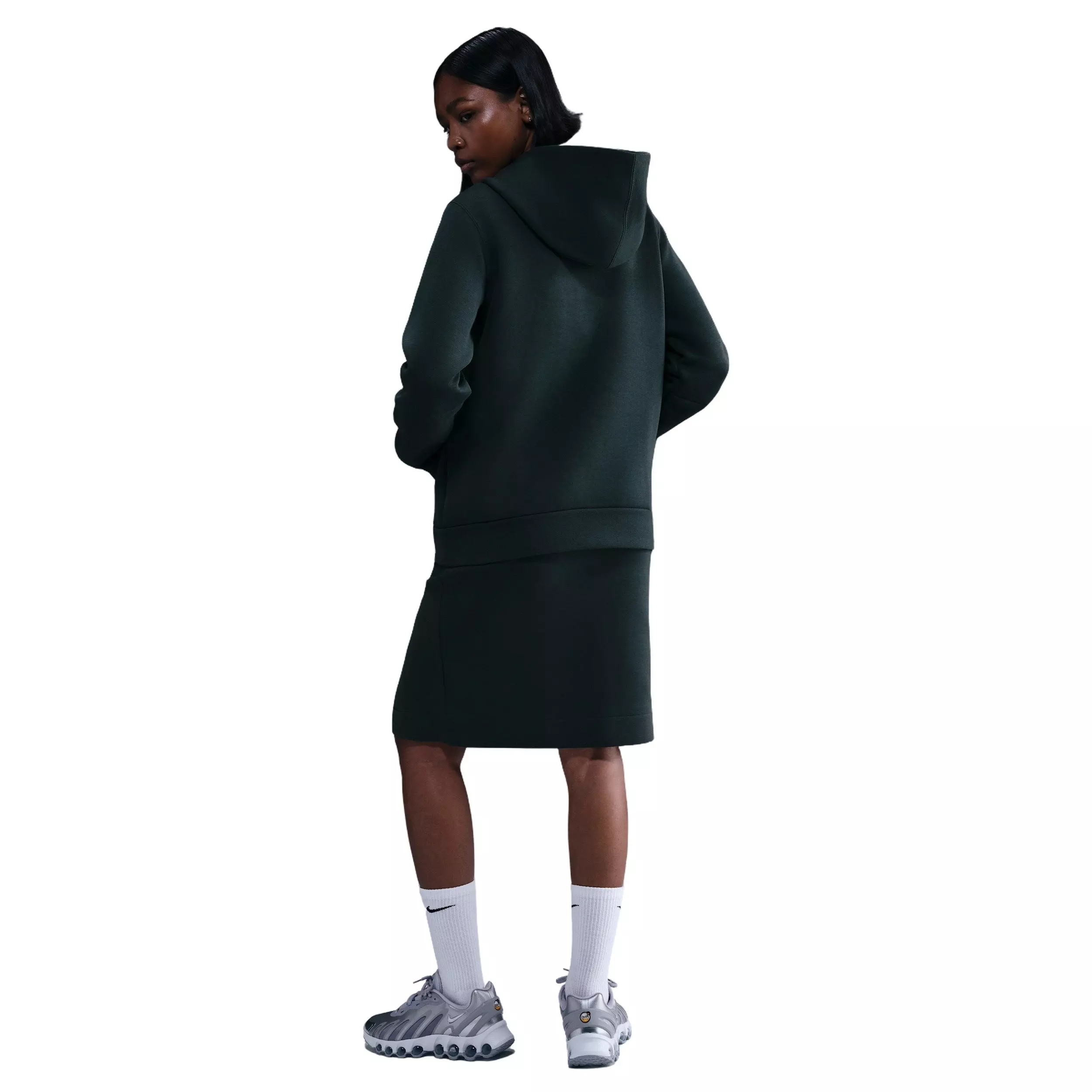 Nike Women's Sportswear Tech Fleece Hoodie -Seaweed Green - SEAWEED GREEN