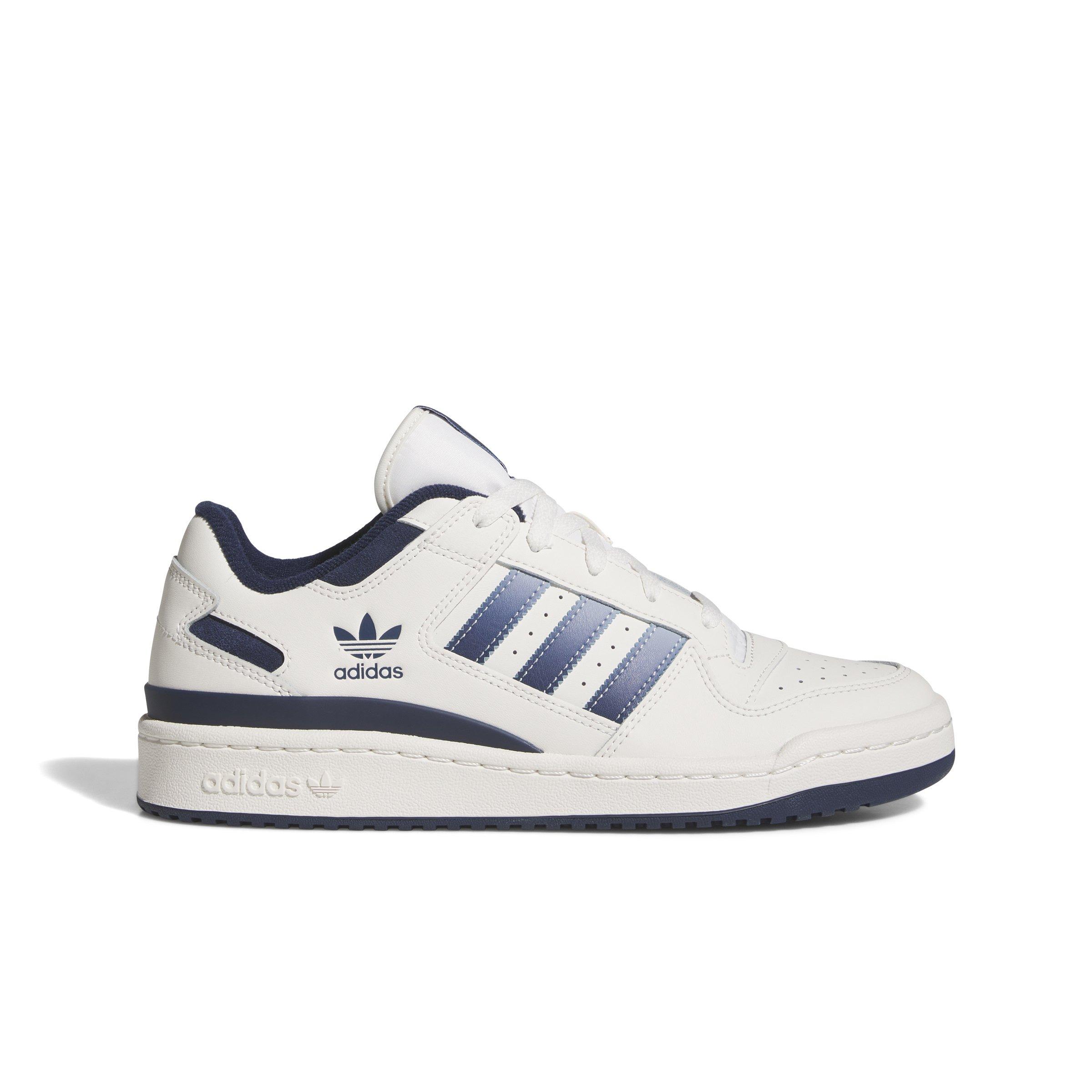adidas Forum Low CL "Cloud White/Night Indigo/Wonder Blue" Men's Shoe - WHITE/INDIGO/BLUE Thumbnail View 1
