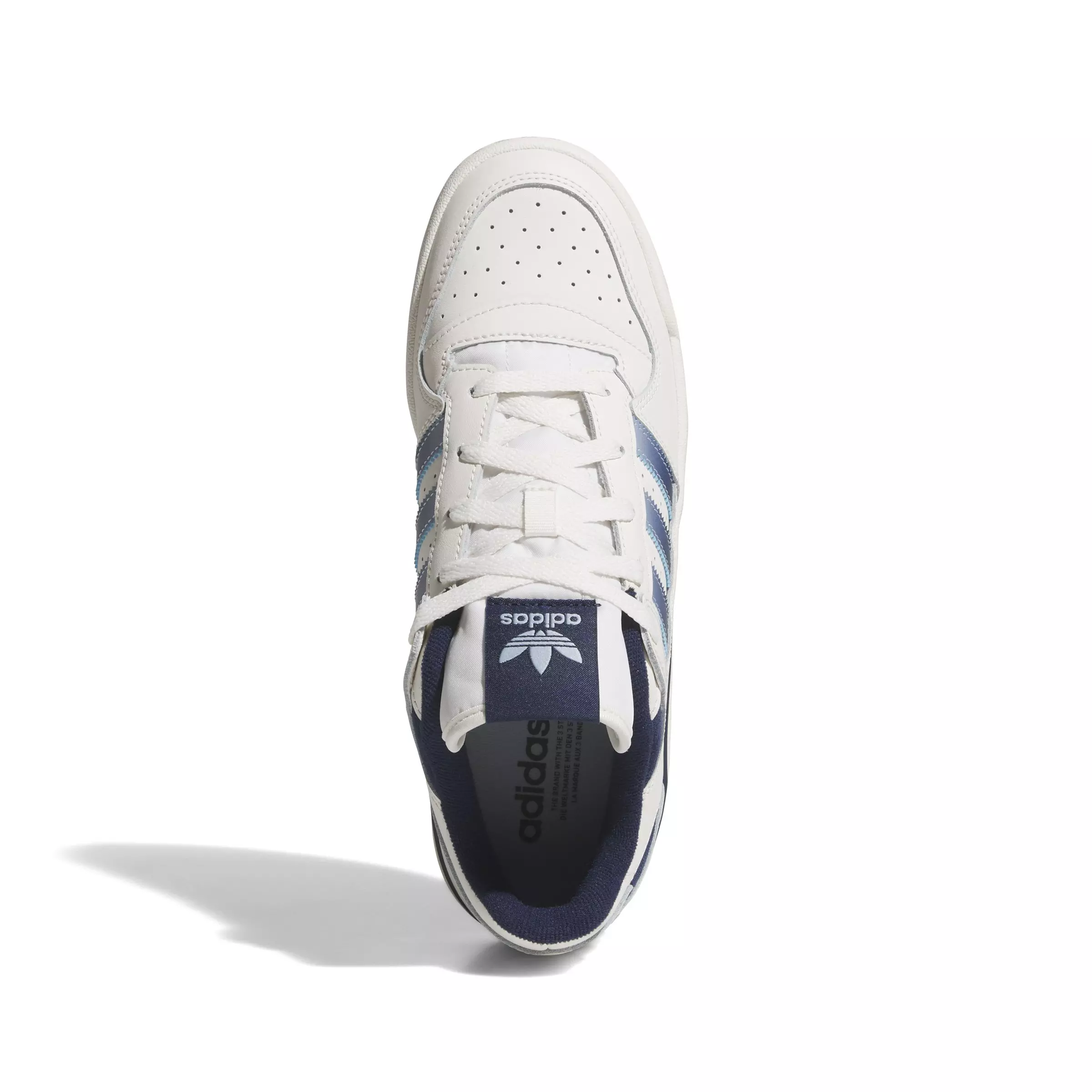 adidas Forum Low CL "Cloud White/Night Indigo/Wonder Blue" Men's Shoe - WHITE/INDIGO/BLUE