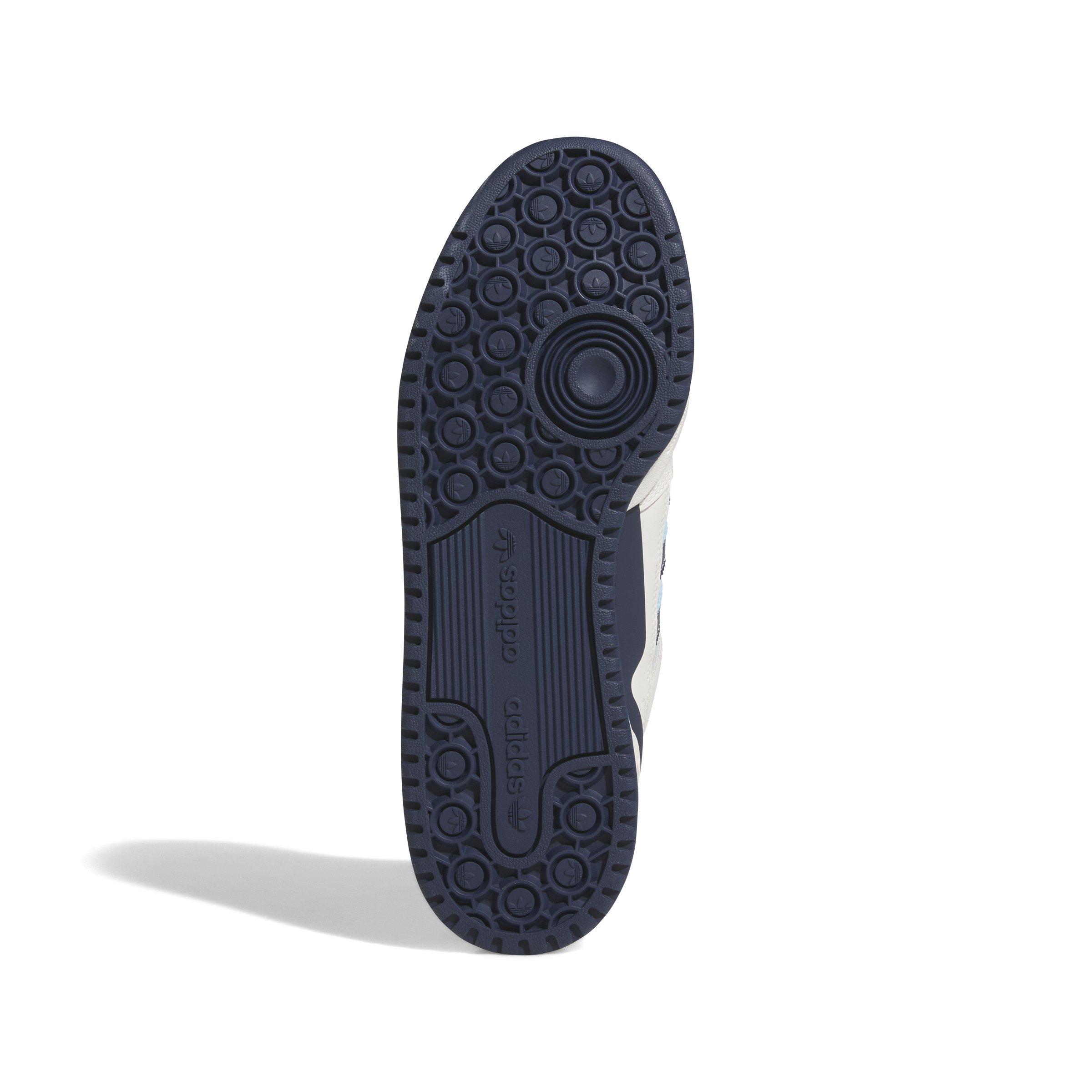 adidas Forum Low CL "Cloud White/Night Indigo/Wonder Blue" Men's Shoe - WHITE/INDIGO/BLUE Thumbnail View 6