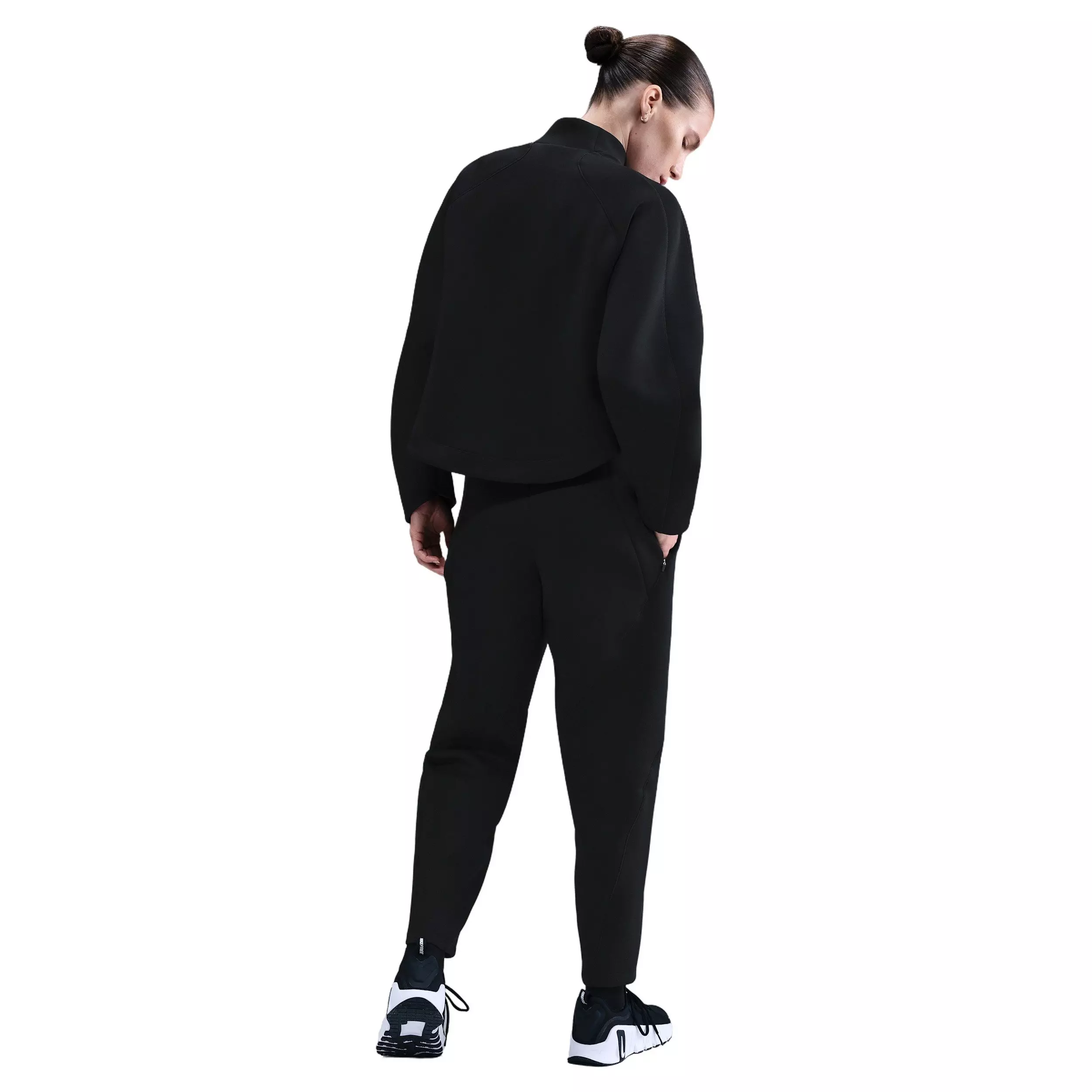 Nike Women's Universa Dri-FIT 1/4-Zip Top - Black - BLACK