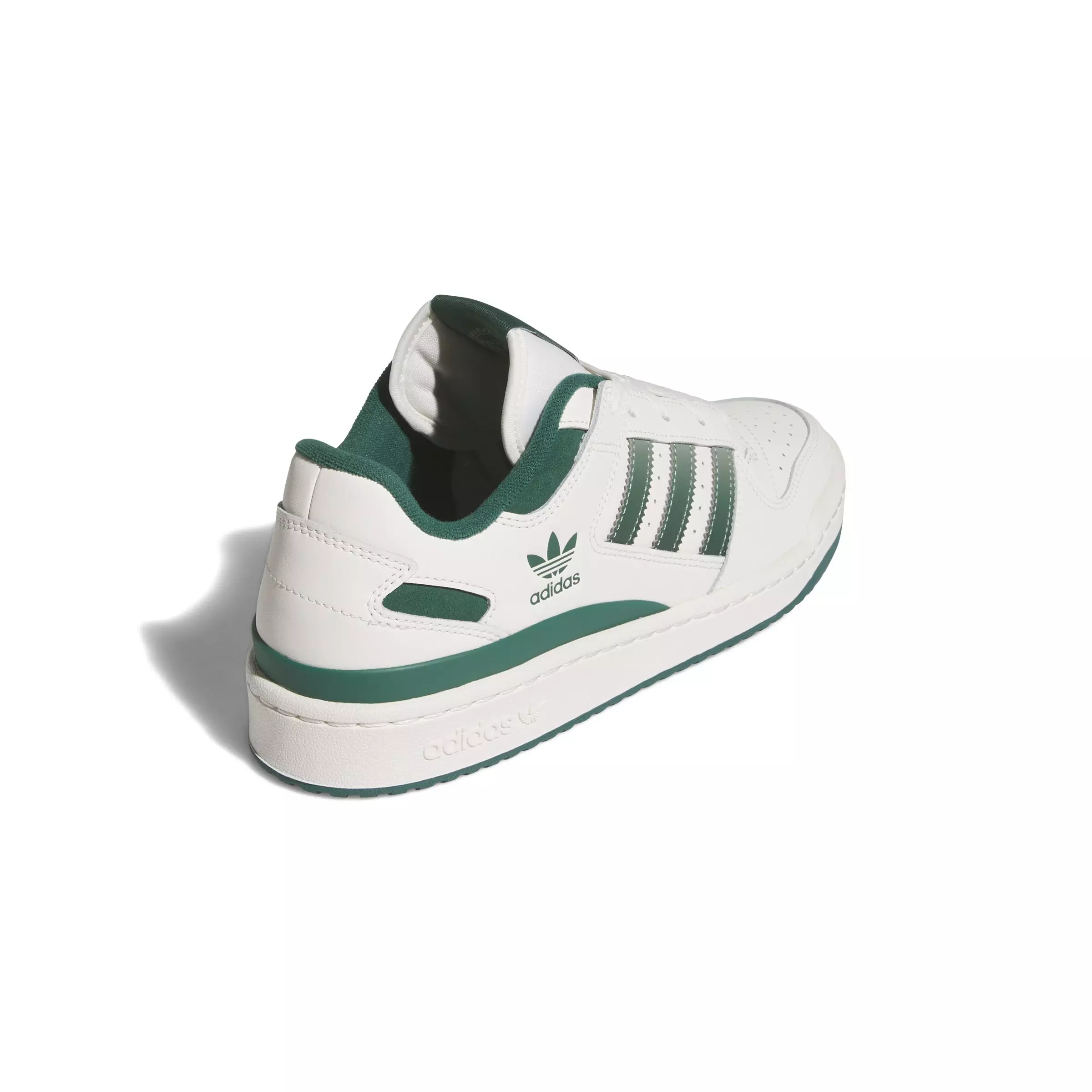 adidas Forum Low CL "Cloud White/Collegiate Green/Silver Green" Men's Shoe - WHITE/GREEN/GREEN
