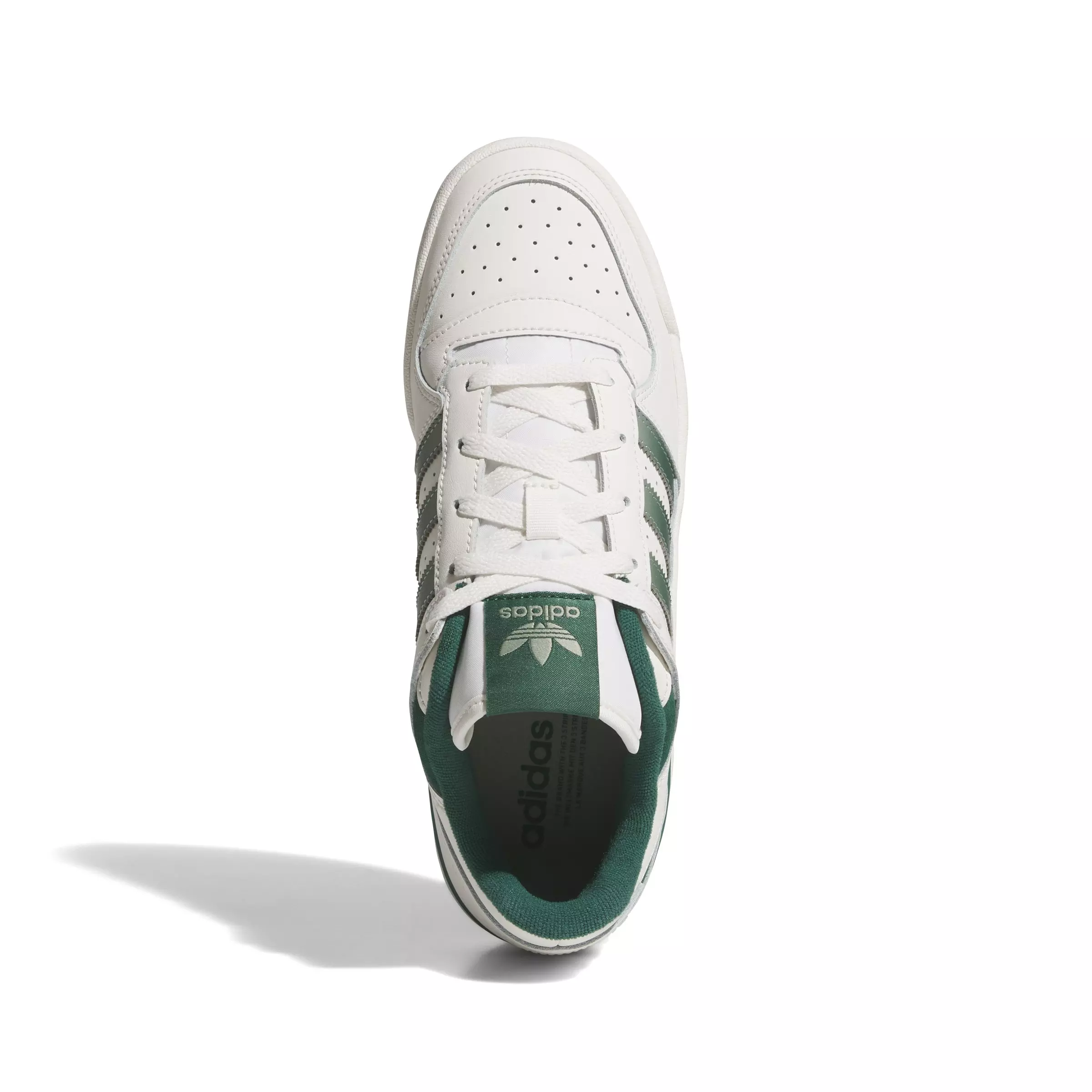 adidas Forum Low CL "Cloud White/Collegiate Green/Silver Green" Men's Shoe - WHITE/GREEN/GREEN