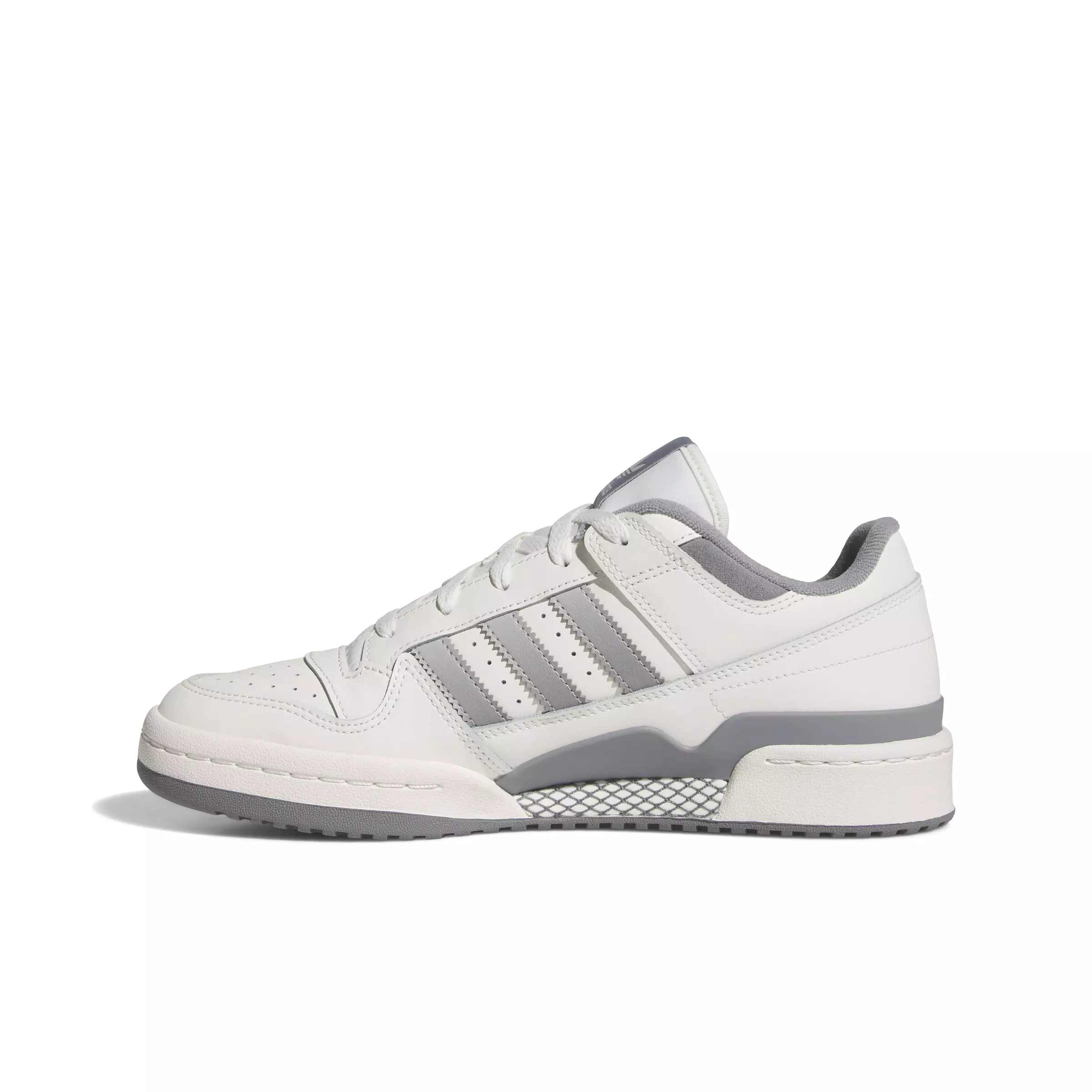 adidas Forum Low CL "Cloud White/Grey Three/Grey Two" Men's Shoe - WHITE/GREY/GREY