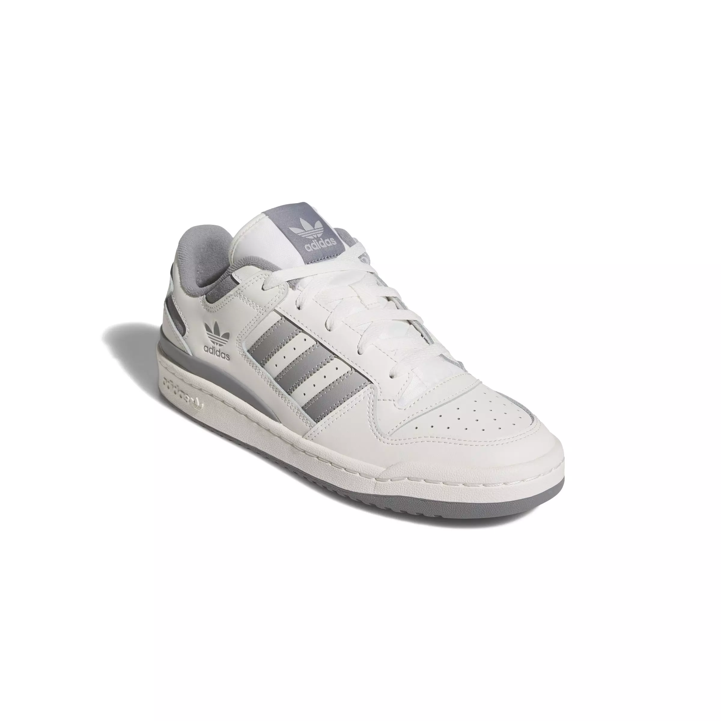 adidas Forum Low CL "Cloud White/Grey Three/Grey Two" Men's Shoe - WHITE/GREY/GREY