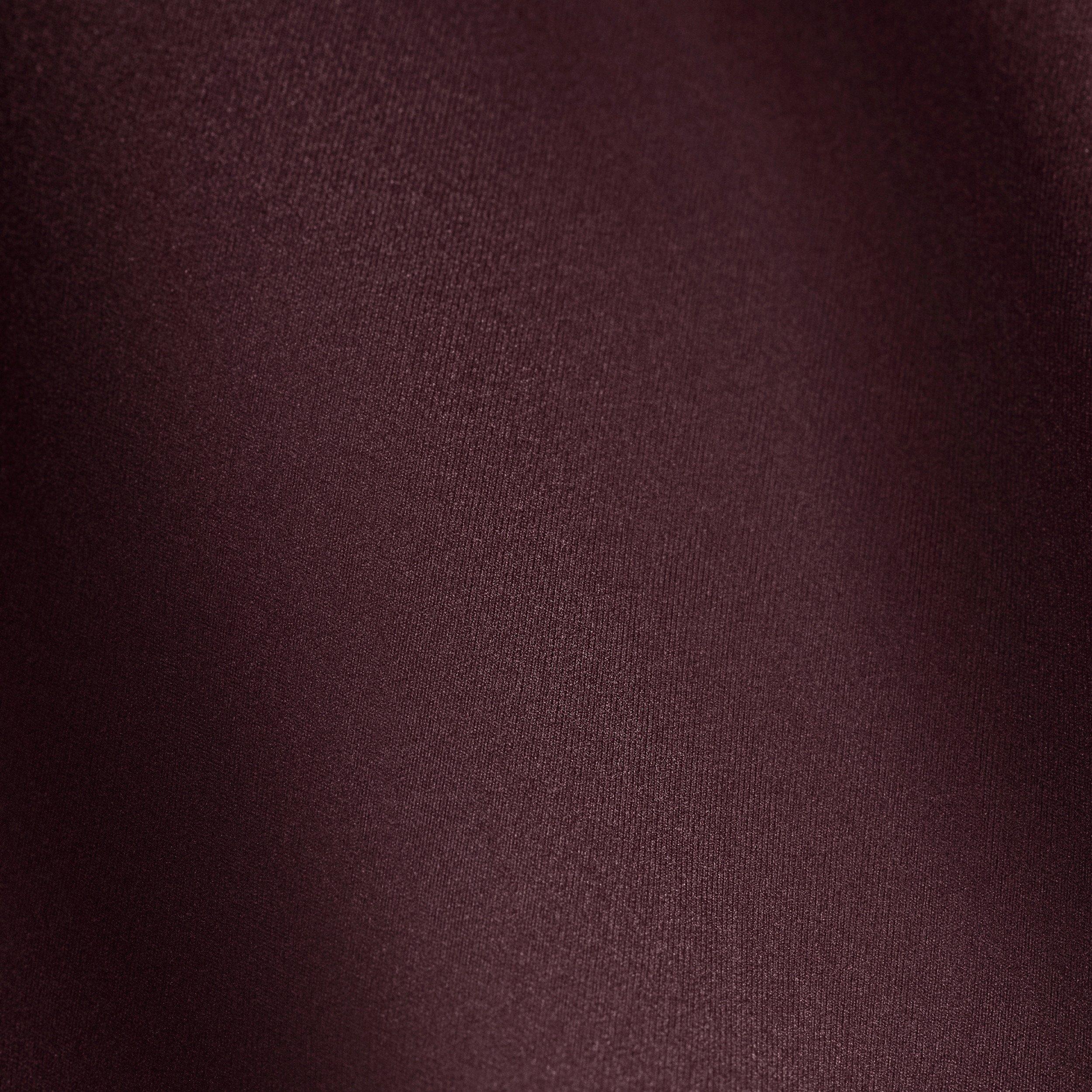 Nike Women's Universa Dri-FIT 1/4-Zip Top - Burgundy - BURGUNDY Thumbnail View 6