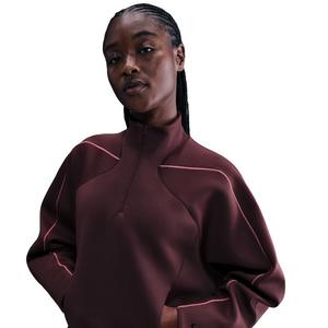 Nike Women's Universa Dri-FIT 1/4-Zip Top -Burgundy