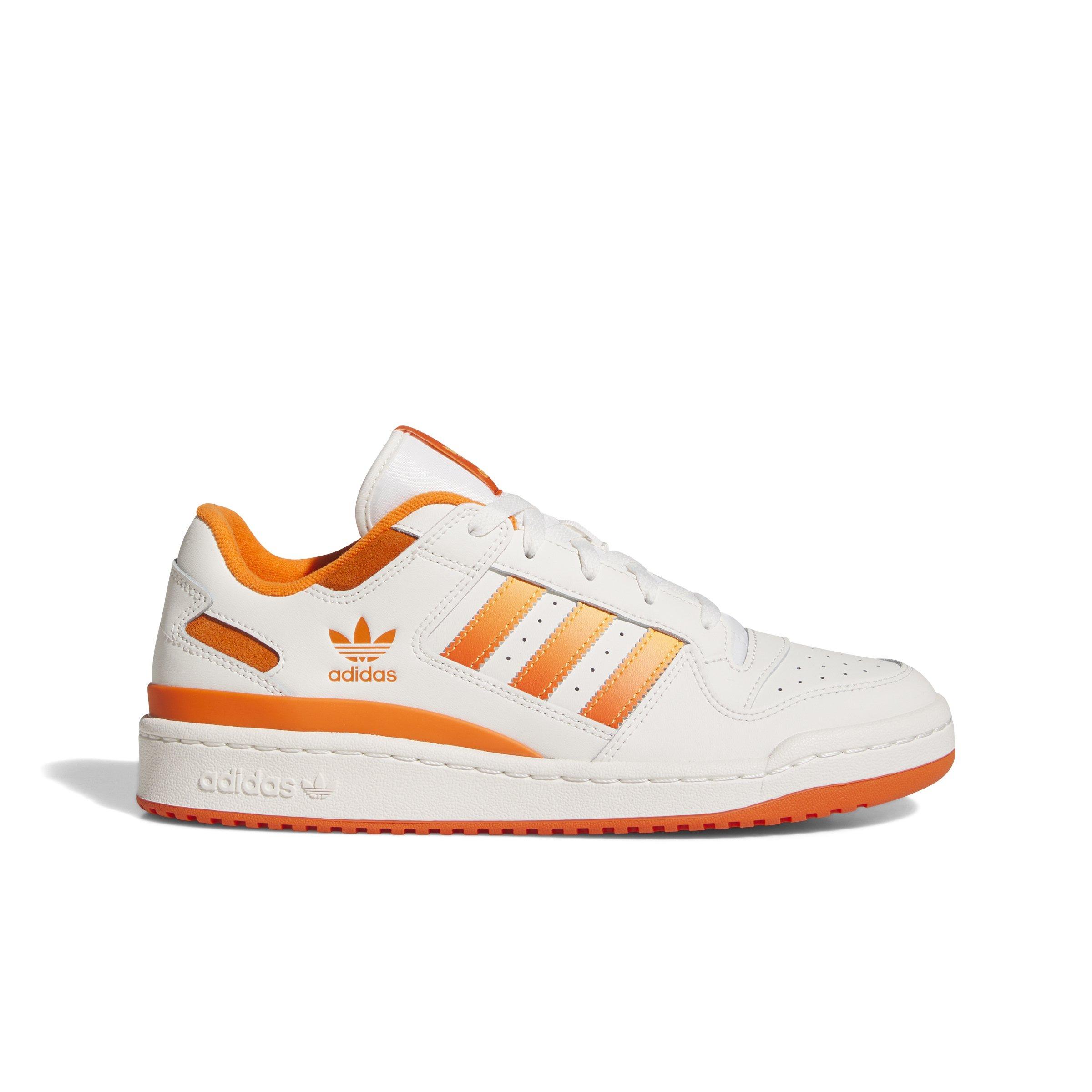 adidas Forum Low CL "Cloud White/Real Gold/Orange" Men's Shoe - WHITE/GOLD/ORANGE Thumbnail View 1