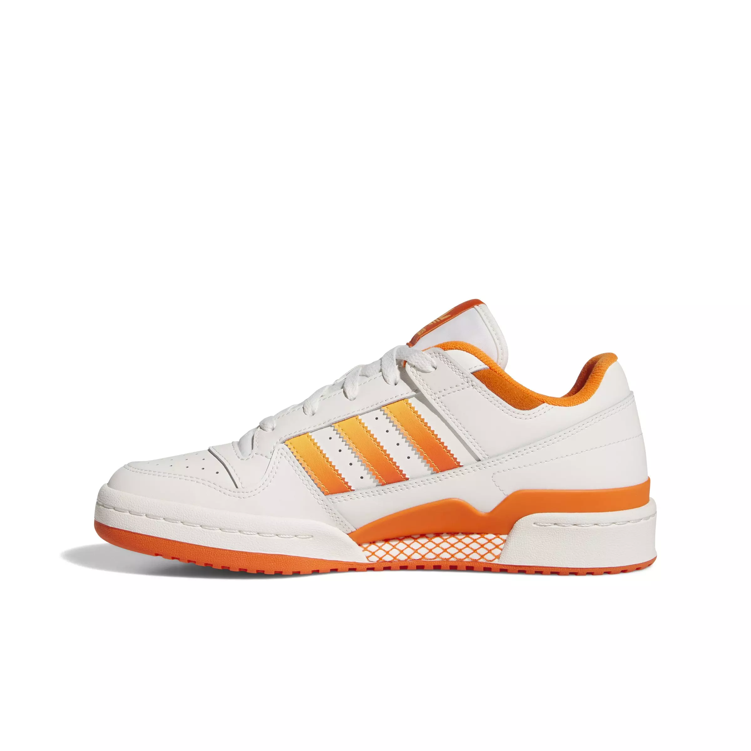 adidas Forum Low CL "Cloud White/Real Gold/Orange" Men's Shoe - WHITE/GOLD/ORANGE