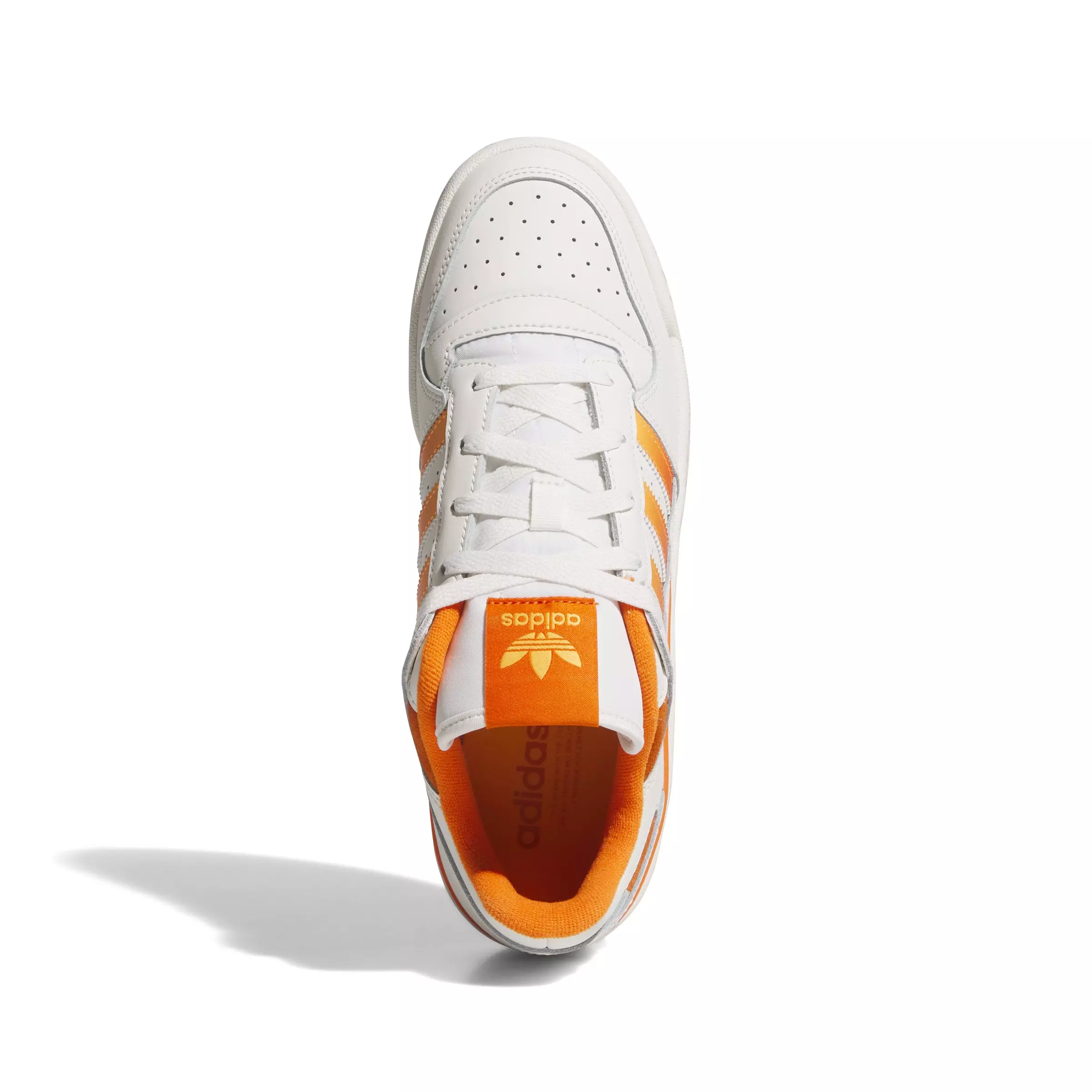 adidas Forum Low CL "Cloud White/Real Gold/Orange" Men's Shoe - WHITE/GOLD/ORANGE