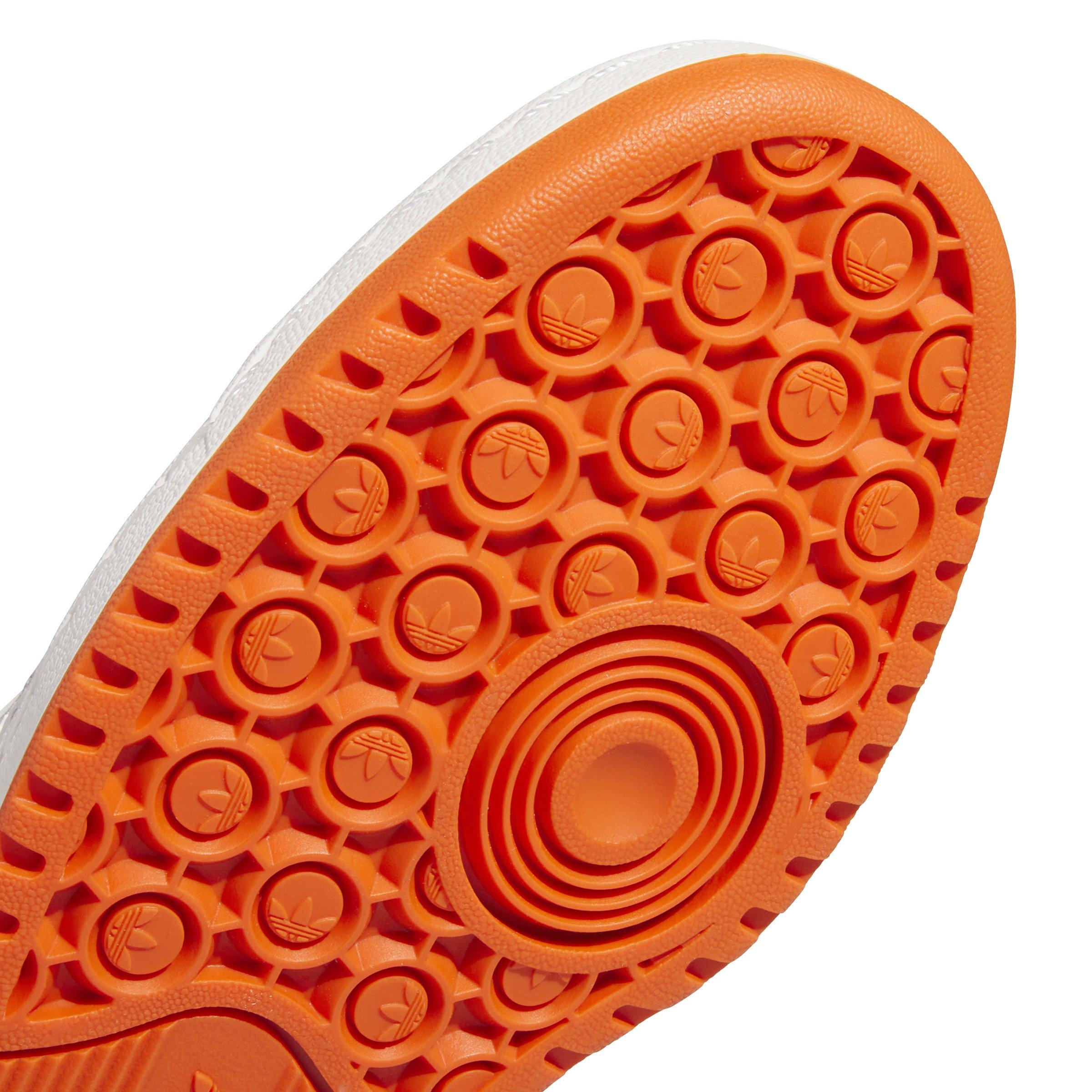 adidas Forum Low CL "Cloud White/Real Gold/Orange" Men's Shoe - WHITE/GOLD/ORANGE Thumbnail View 8