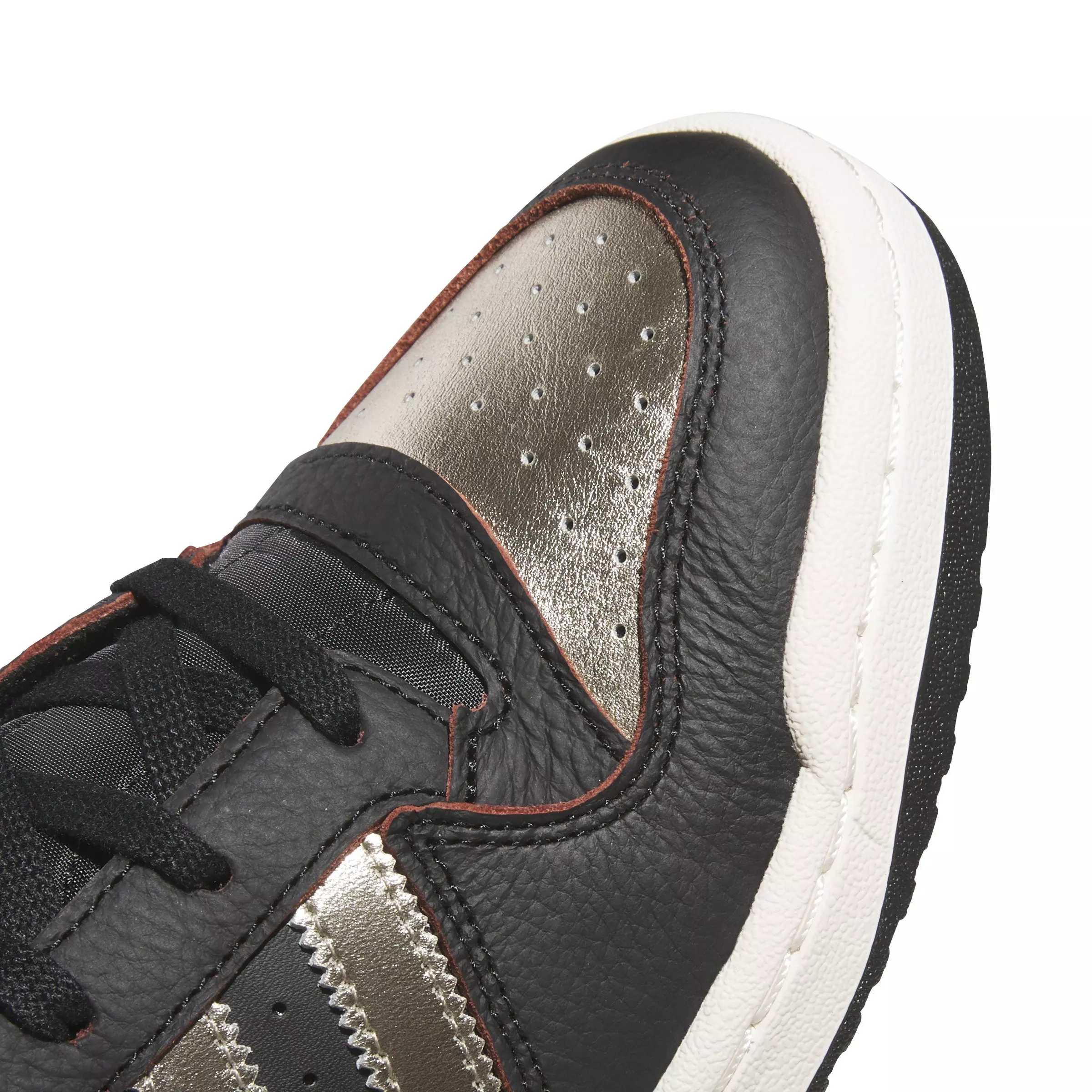 adidas Forum Low CL "Core Black/Cyber Metallic/Off White" Men's Shoe - BLACK/CYBER/OFF WHITE