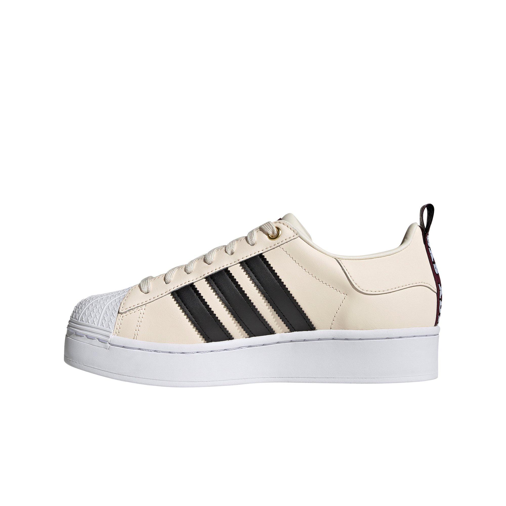 adidas Originals Superstar Bold "Wonder White/Core Black/Victory Crimson" Women's Shoe - WHITE/BLACK Thumbnail View 2