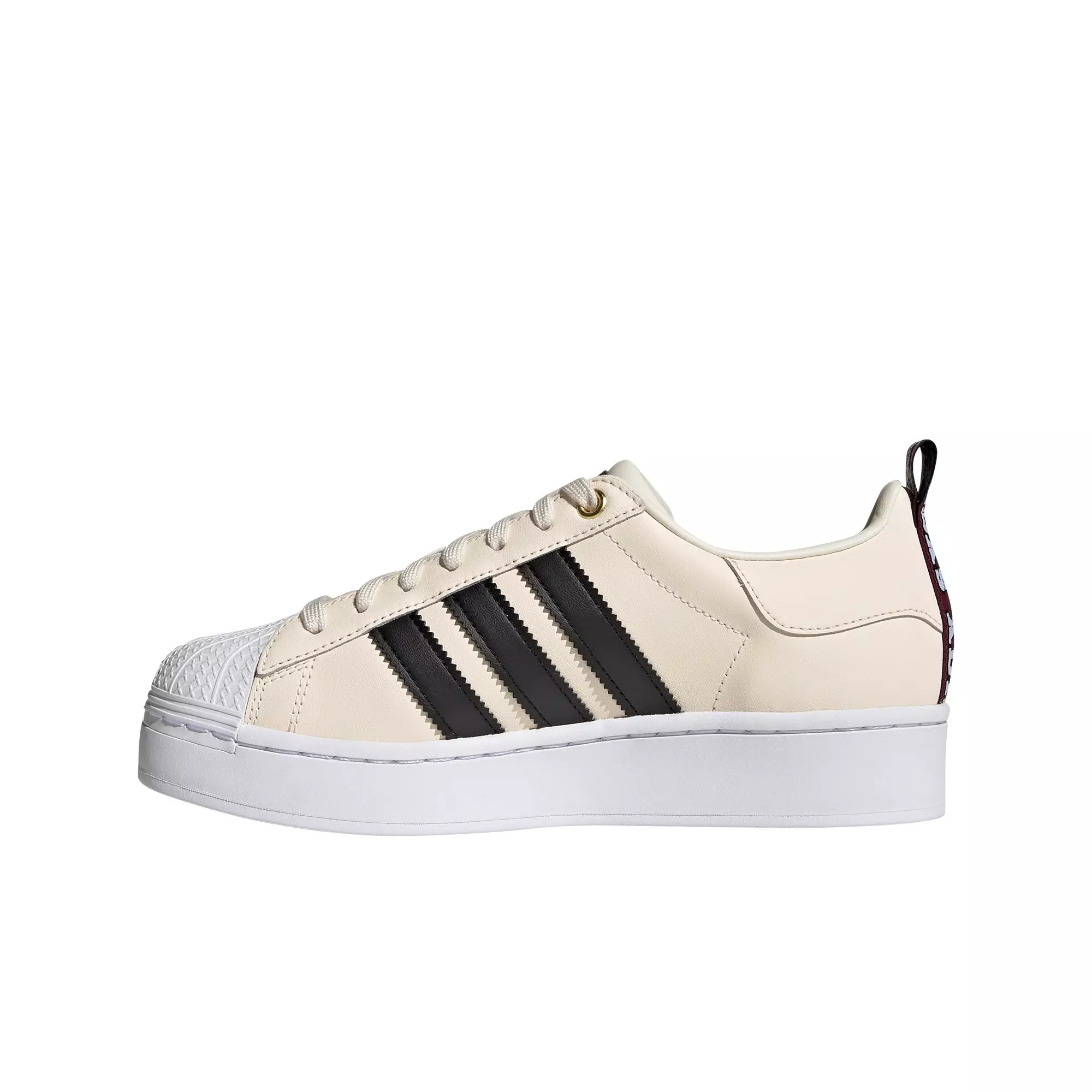 adidas Originals Superstar Bold "Wonder White/Core Black/Victory Crimson" Women's Shoe - WHITE/BLACK