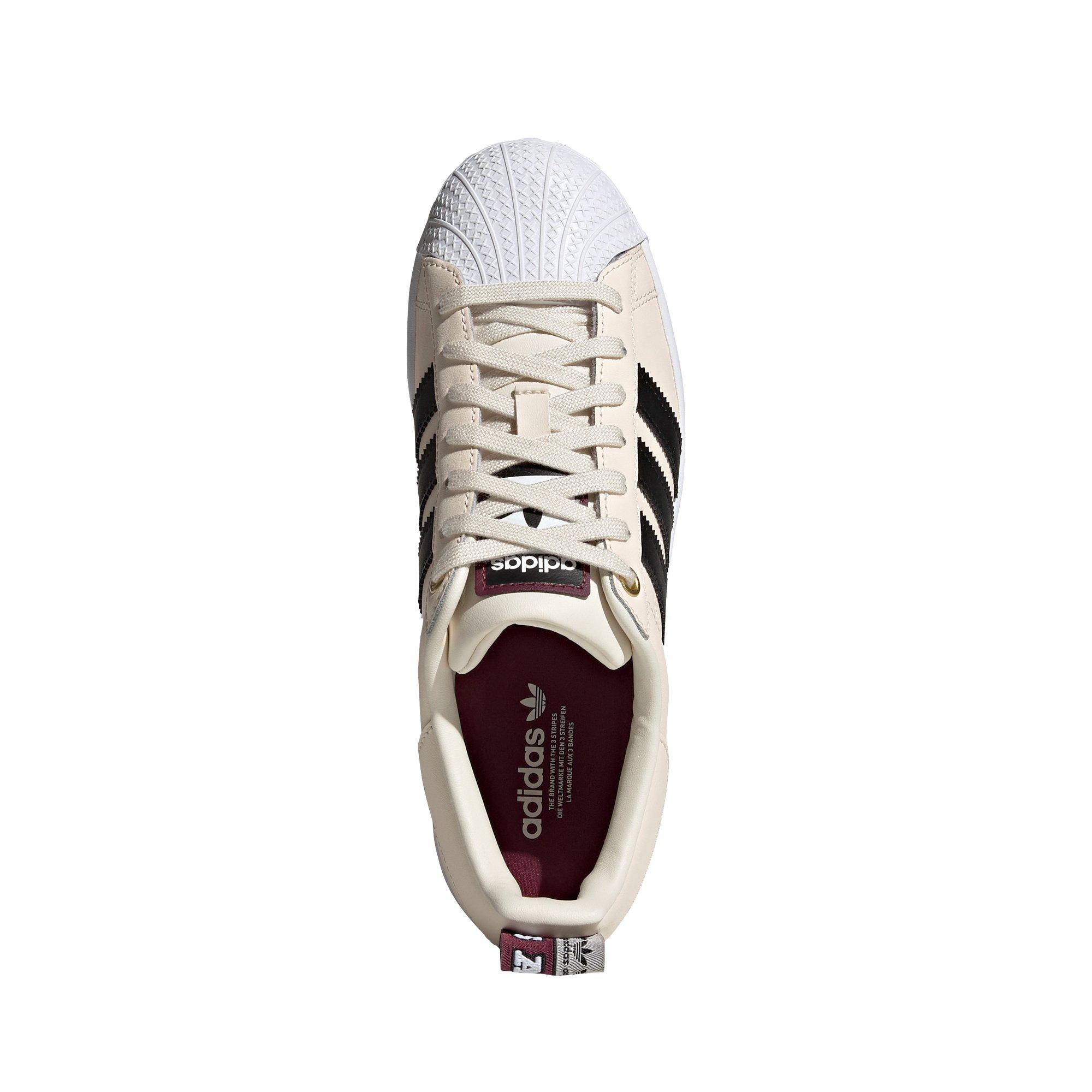 adidas Originals Superstar Bold "Wonder White/Core Black/Victory Crimson" Women's Shoe - WHITE/BLACK Thumbnail View 5