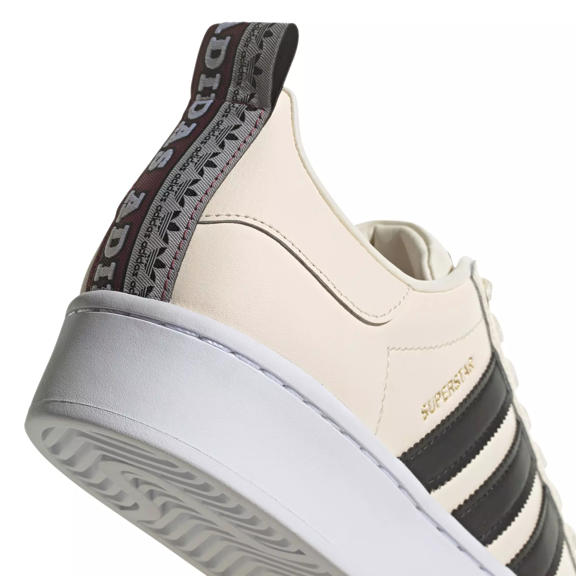 adidas Originals Superstar Bold "Wonder White/Core Black/Victory Crimson" Women's Shoe - WHITE/BLACK