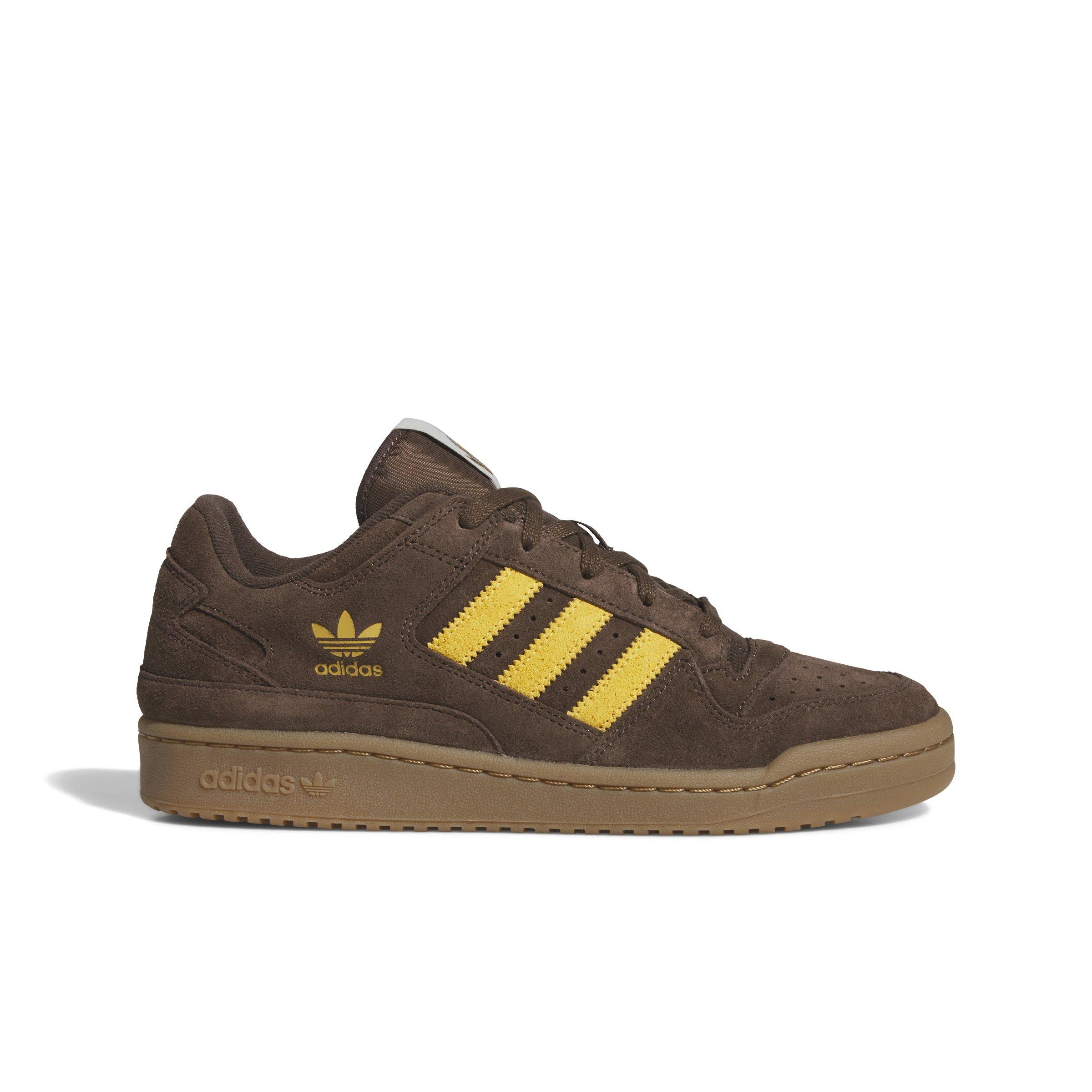 adidas Forum Low CL "Brown/Preloved Yellow/Gum M2" Men's Shoe - BROWN/YELLOW/GUM Thumbnail View 1