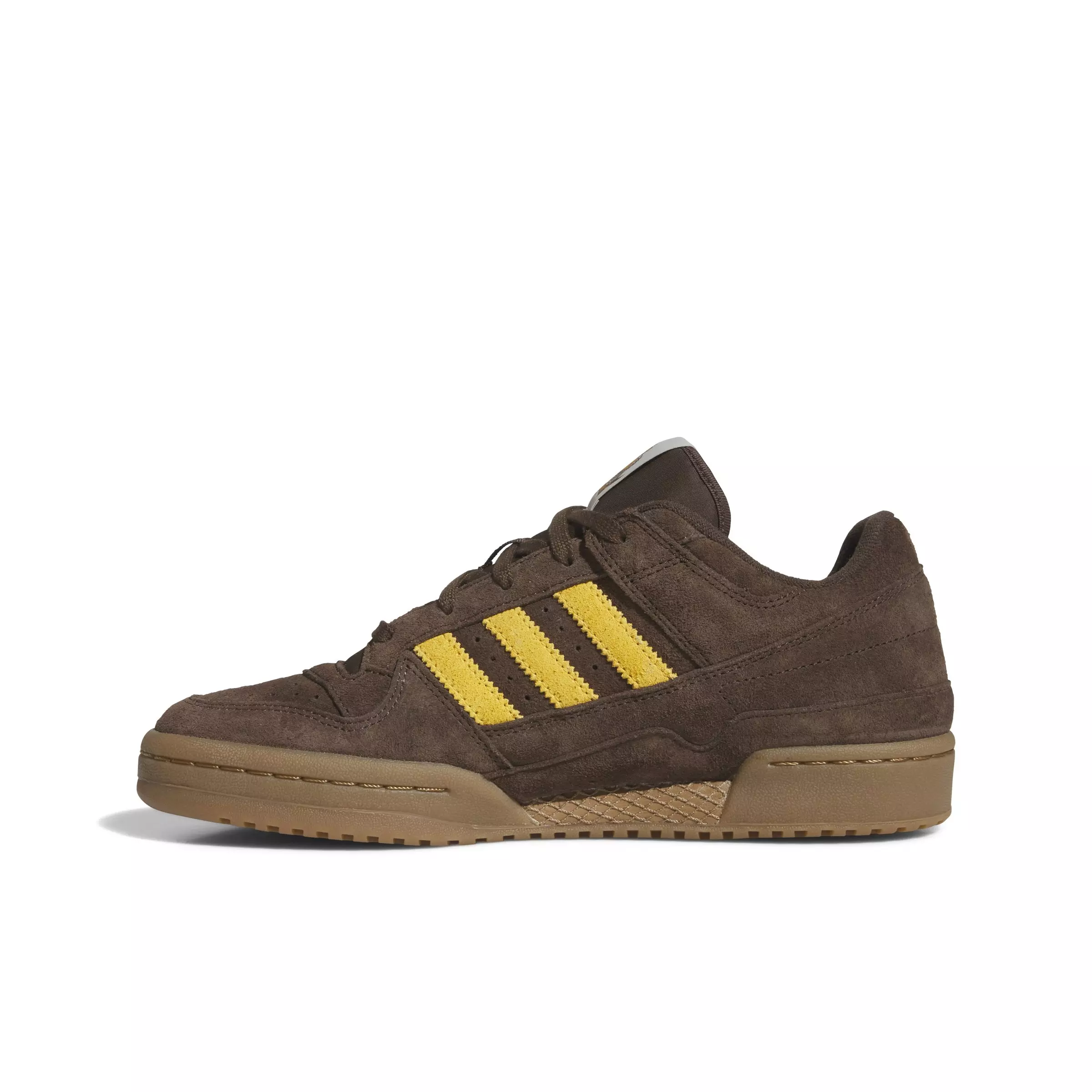 adidas Forum Low CL "Brown/Preloved Yellow/Gum M2" Men's Shoe - BROWN/YELLOW/GUM