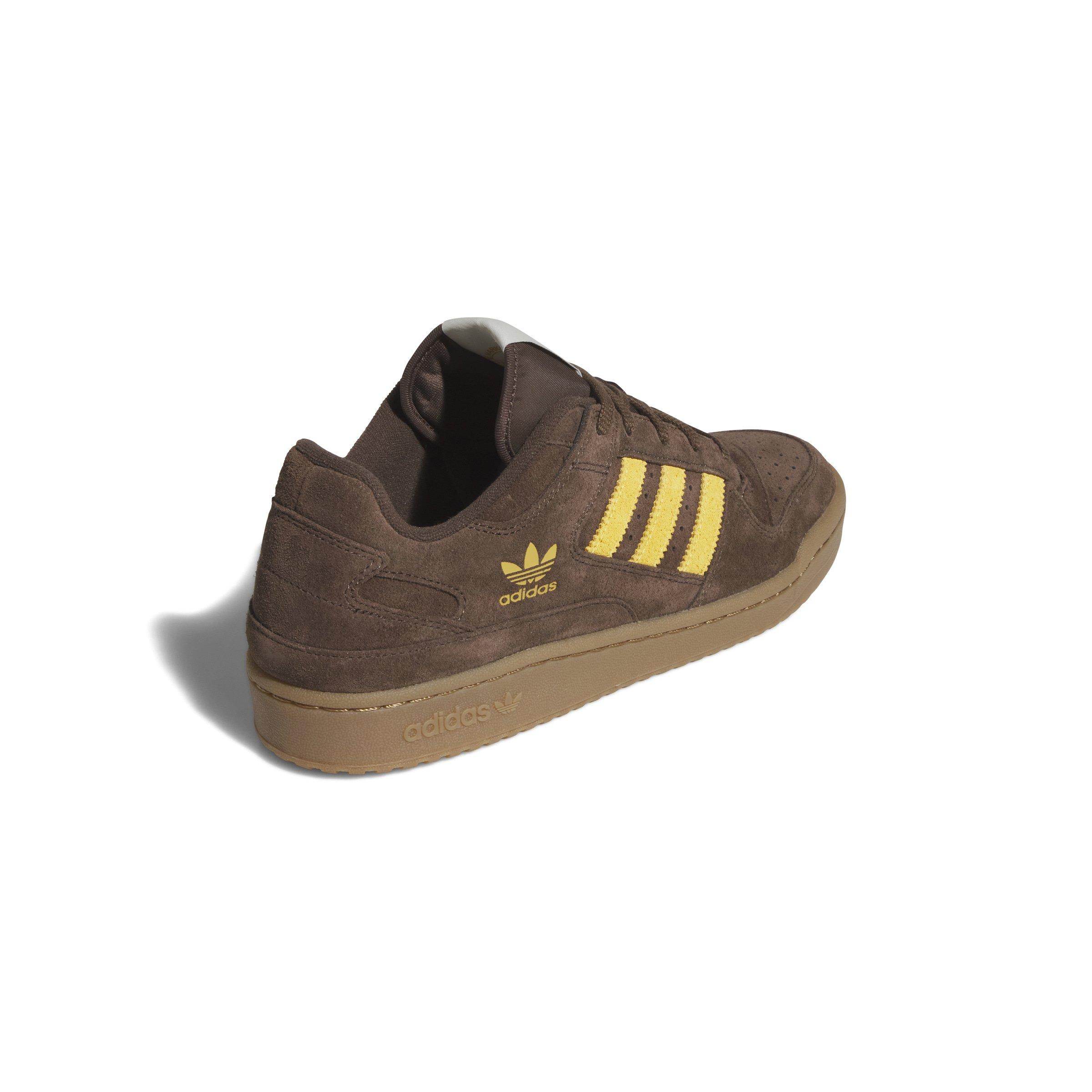 adidas Forum Low CL "Brown/Preloved Yellow/Gum M2" Men's Shoe - BROWN/YELLOW/GUM Thumbnail View 4