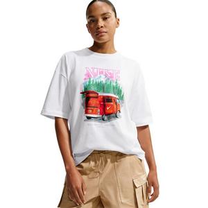Nike Women's Sportswear Classic Oversized Van T-Shirt - White - WHITE