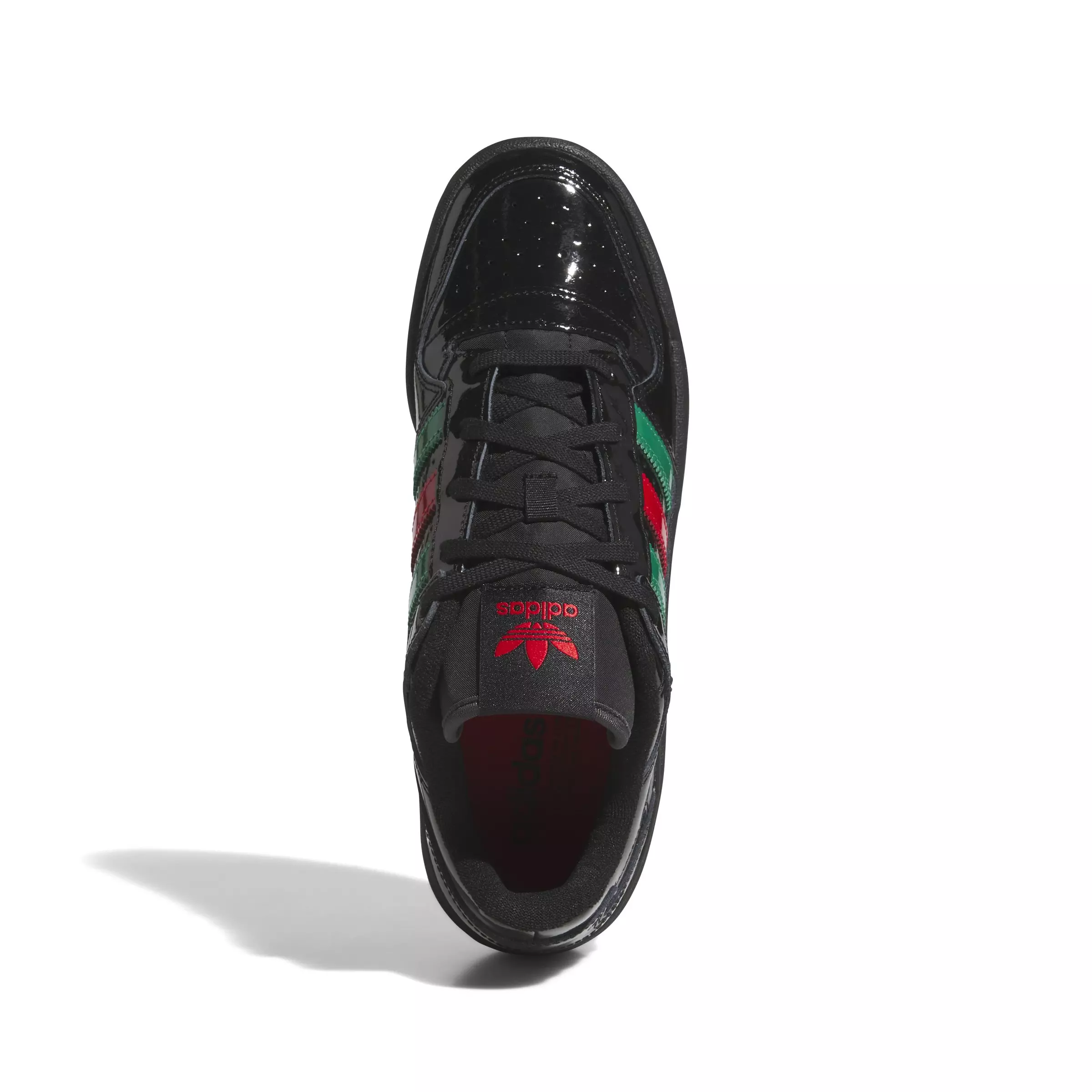adidas Forum Low CL "Core Black/Bold Green/Scarlet" Men's Shoe - BLACK/GREEN/SCARLET