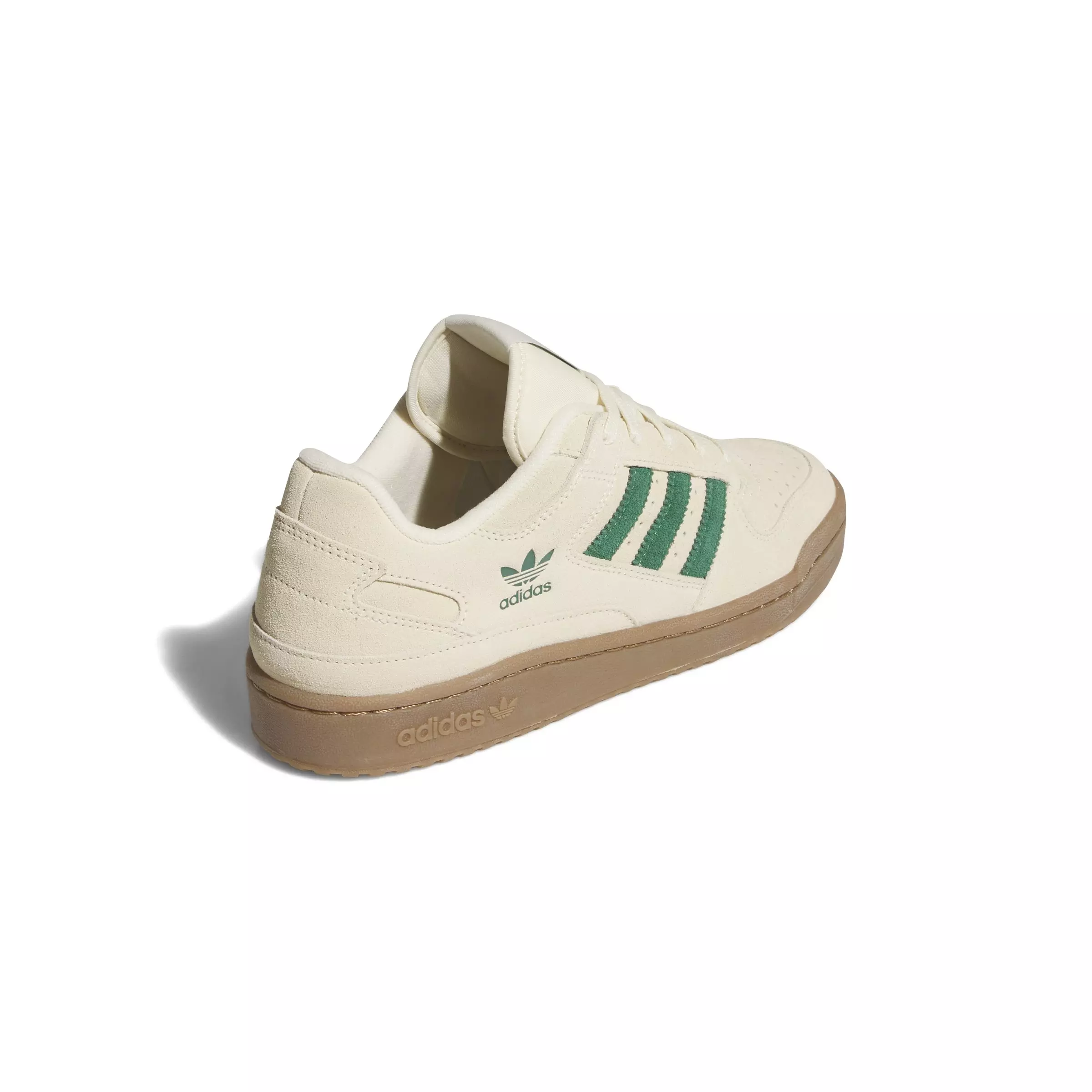 adidas Forum Low CL "Warm Vanilla/Dark Green/Ivory" Men's Shoe - VANILLA/DK GREEN/IVORY