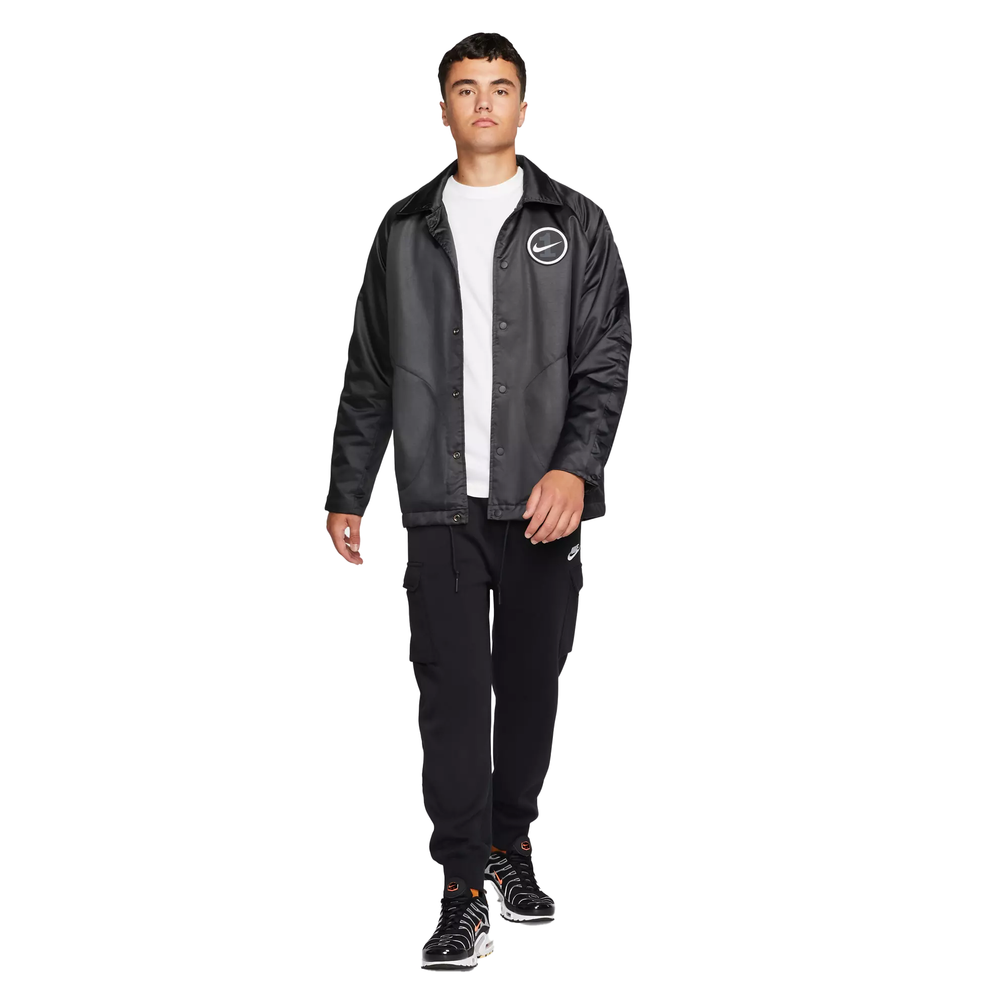 Nike Men's Sportswear Club Fleece Cargo Pants - BLACK