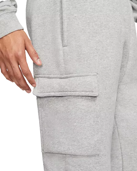 Nike Men's Sportswear Club Fleece Cargo Pants - GREY