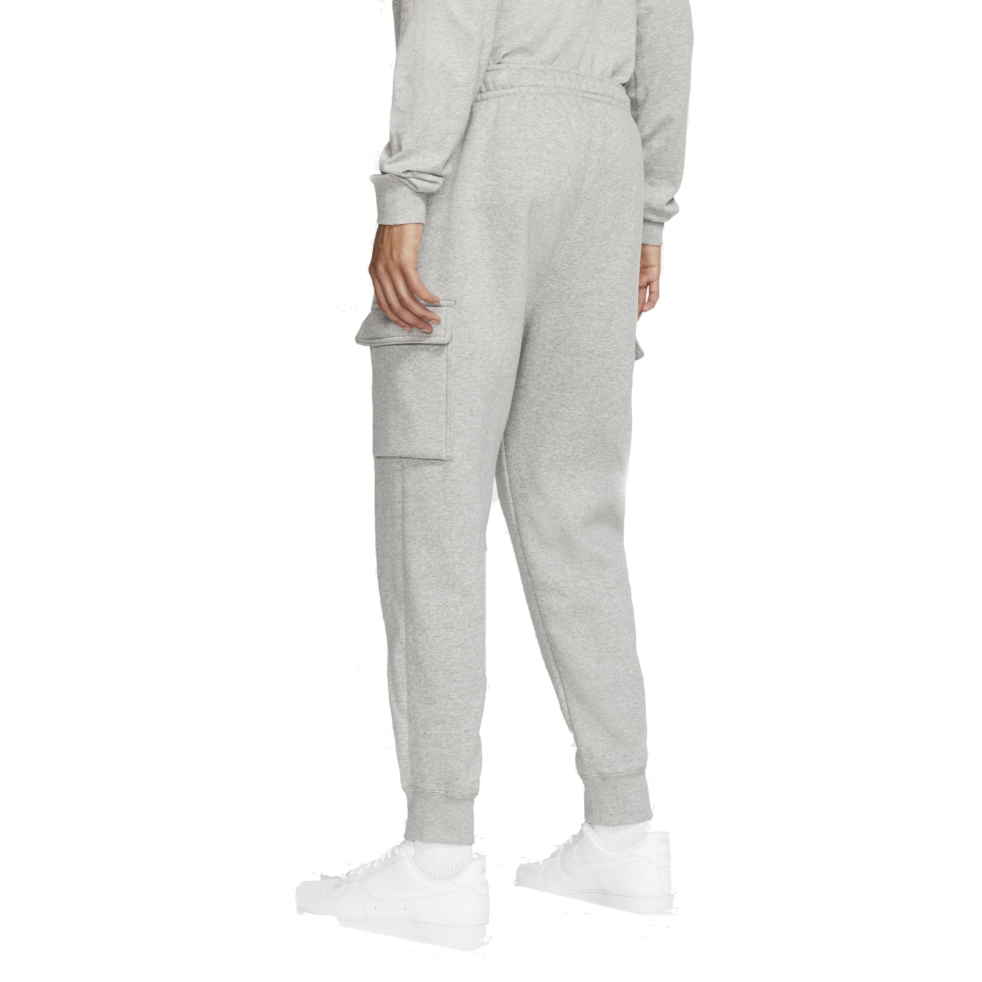 Nike Men's Sportswear Club Fleece Cargo Pants - DK GREY Thumbnail View 2