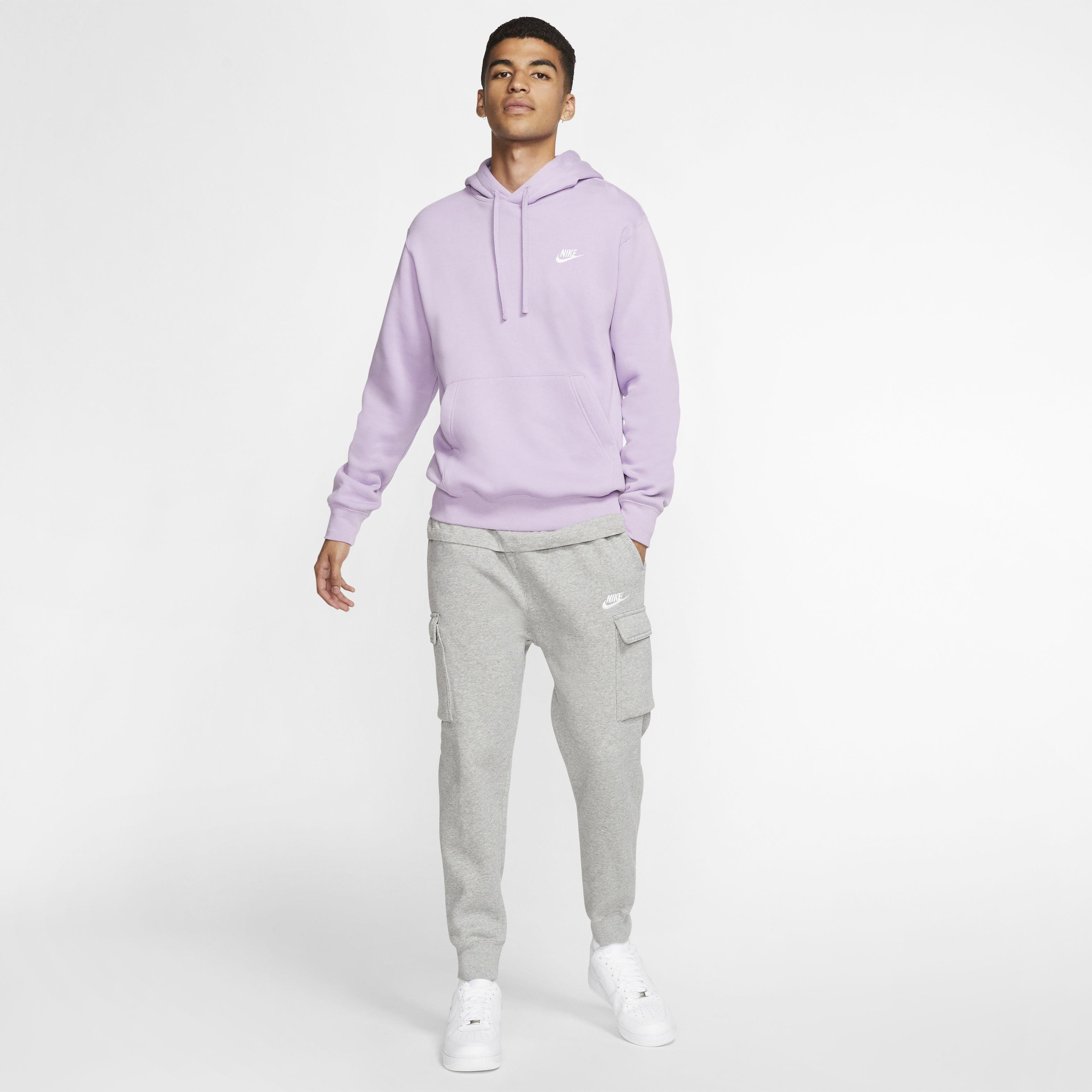 Nike Men's Sportswear Club Fleece Cargo Pants - DK GREY Thumbnail View 7