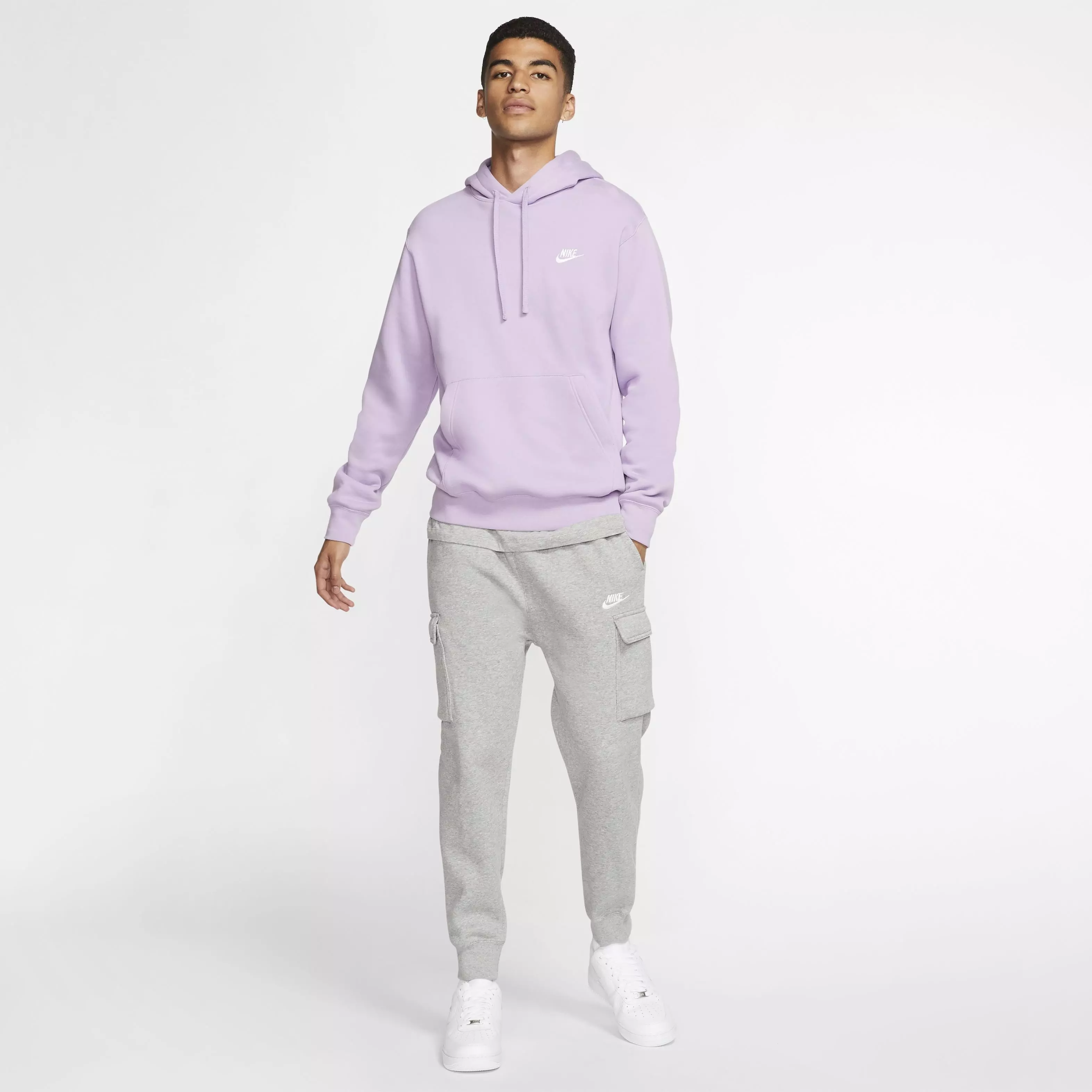 Nike Men's Sportswear Club Fleece Cargo Pants - DK GREY
