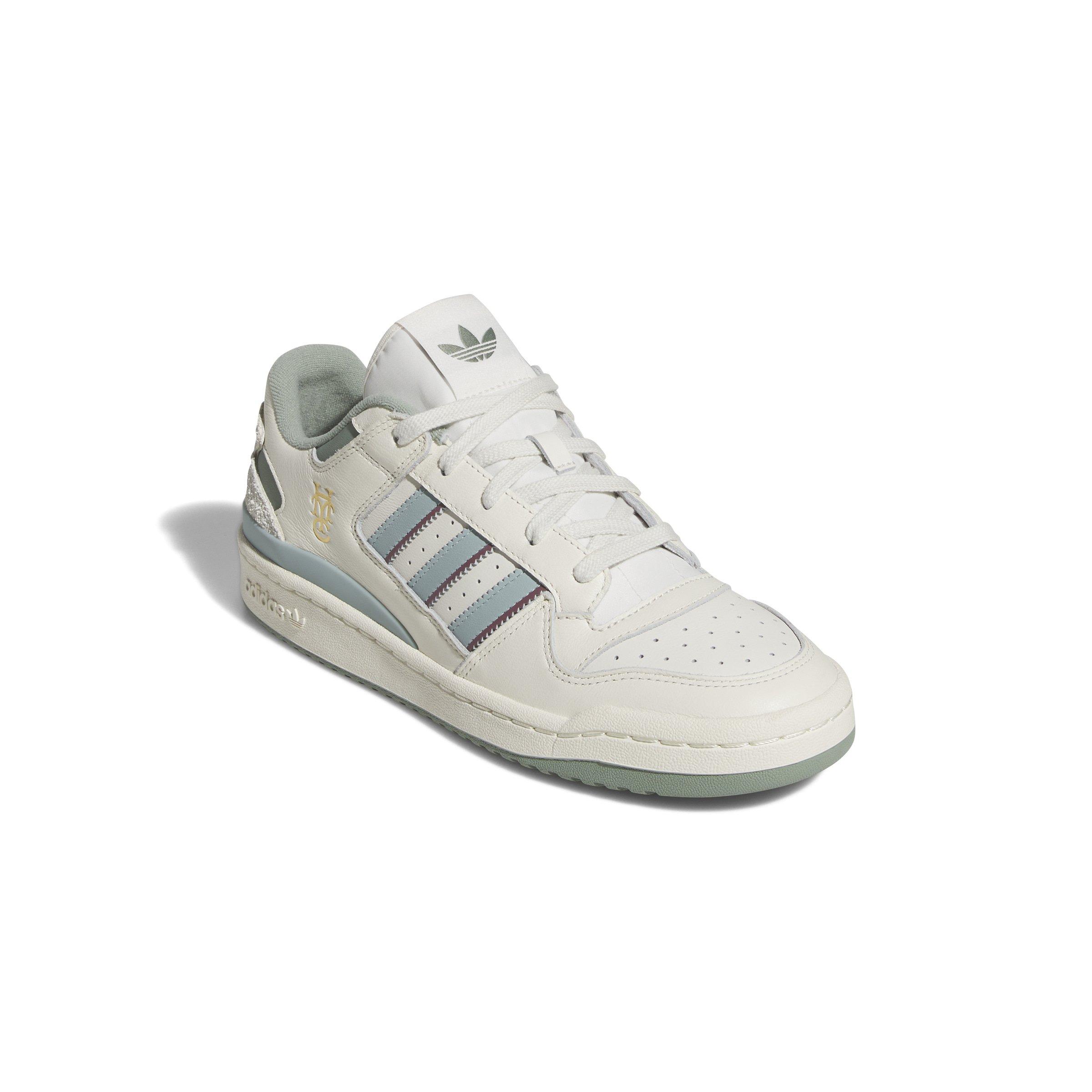 adidas Hoop and York City Forum Low "Off White/Silver Green" Men's Shoe - OFF WHITE/GREEN Thumbnail View 3