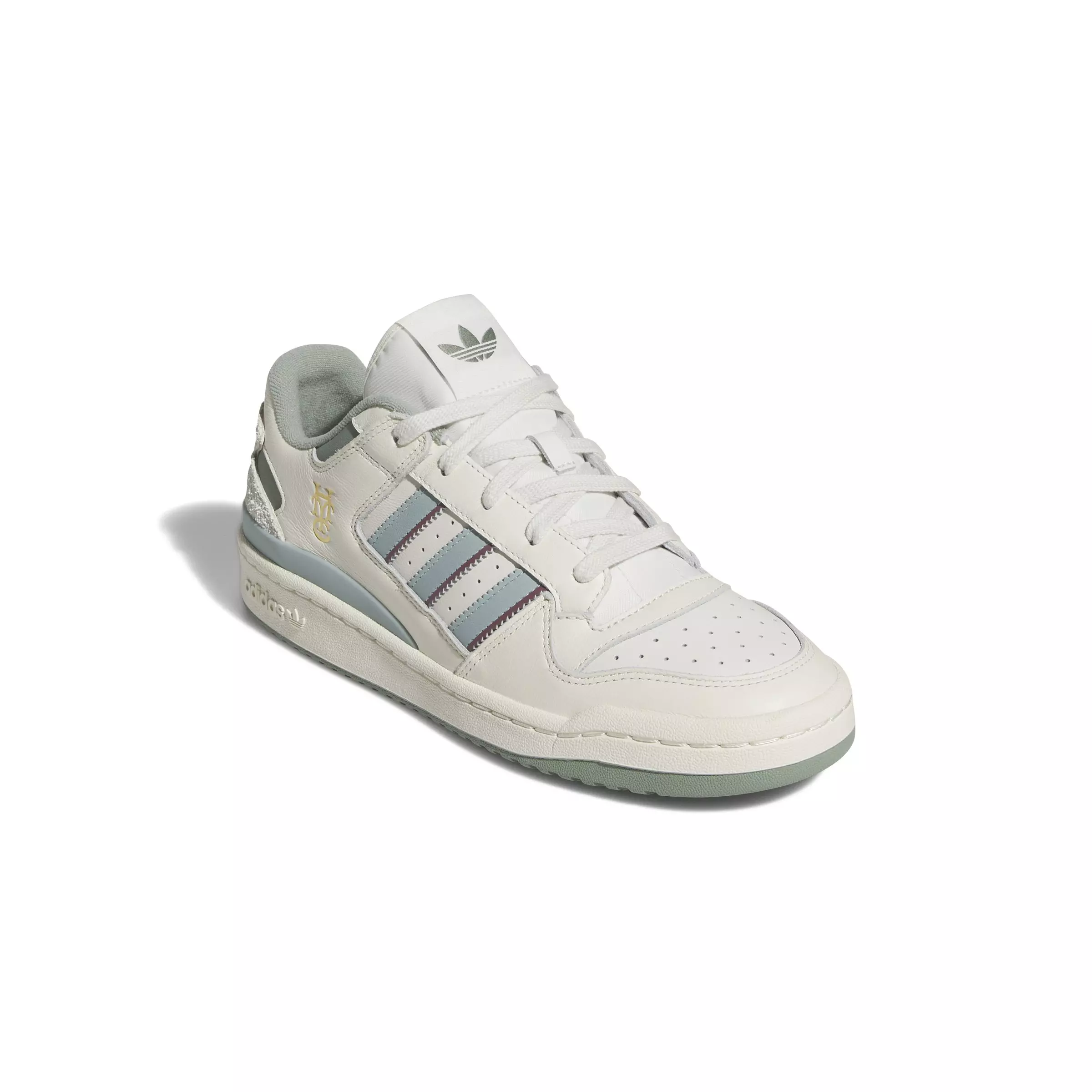 adidas Hoop and York City Forum Low "Off White/Silver Green" Men's Shoe - OFF WHITE/GREEN